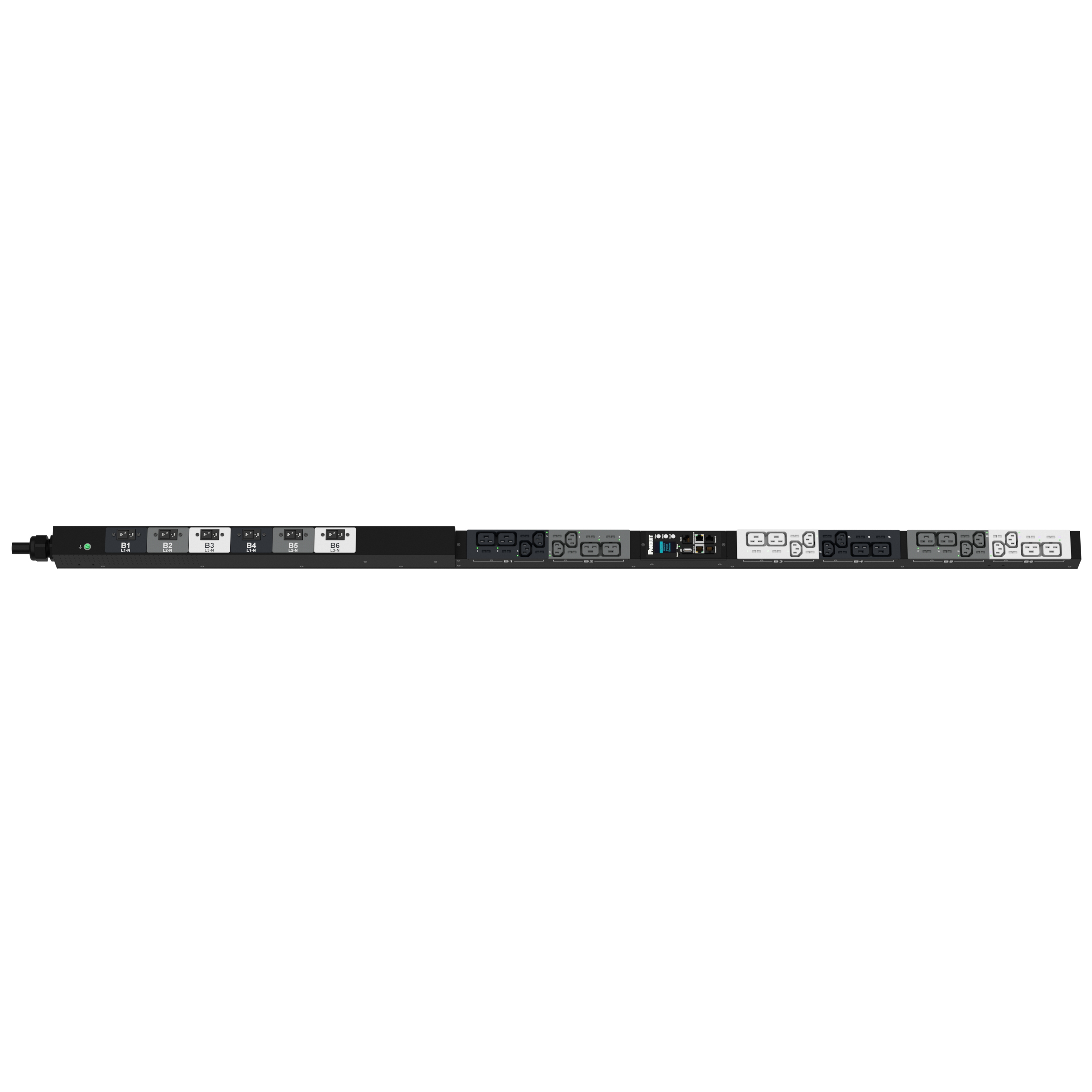 G6 MSPO PDU, 32AMP, (12)C13, (12)C19, IEC 60309 3P+N+E 6h