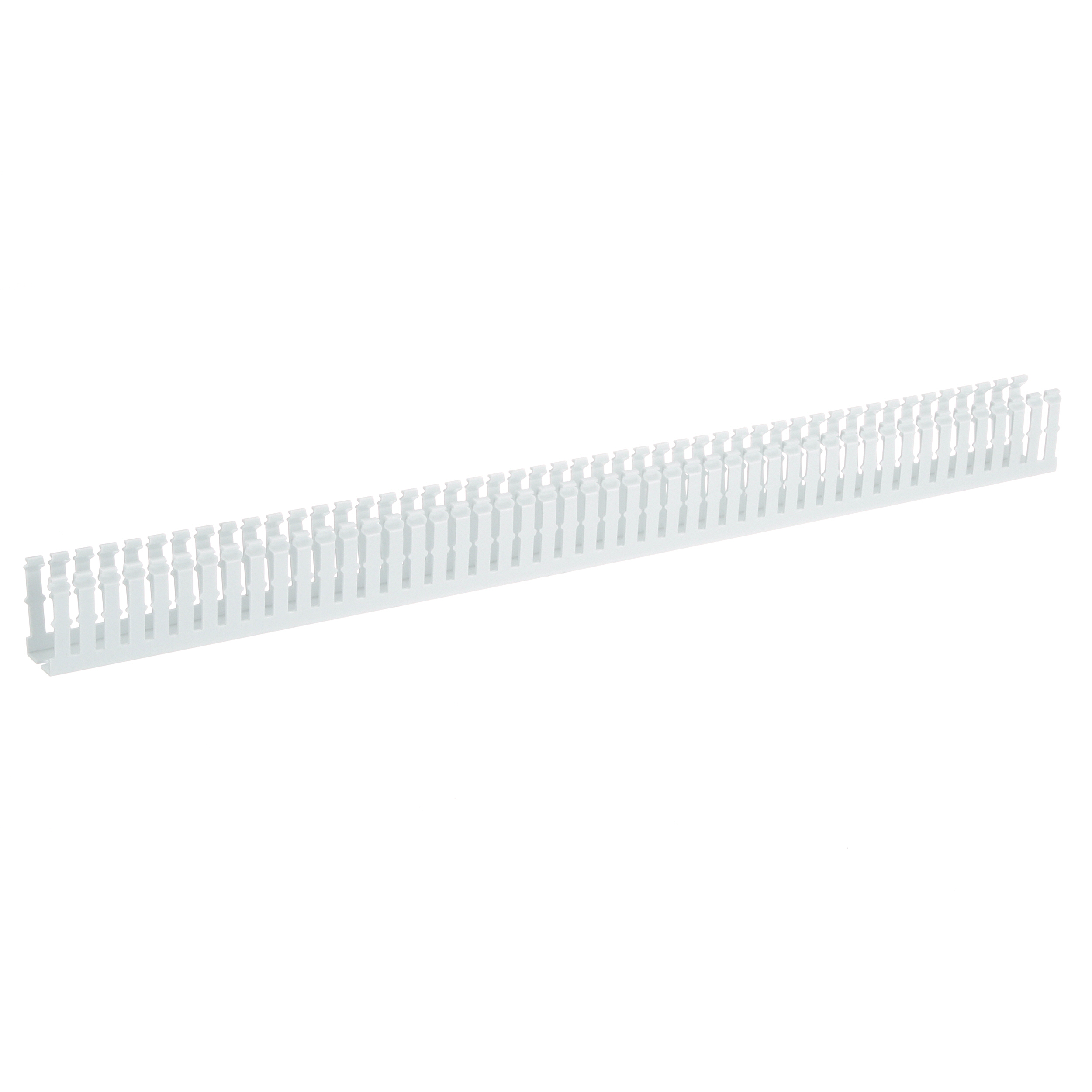 Dar Oluklu Kablo Kanalı, PVC, 2,54 cm x 5,08 cm x 1,83 metre, Beyaz
