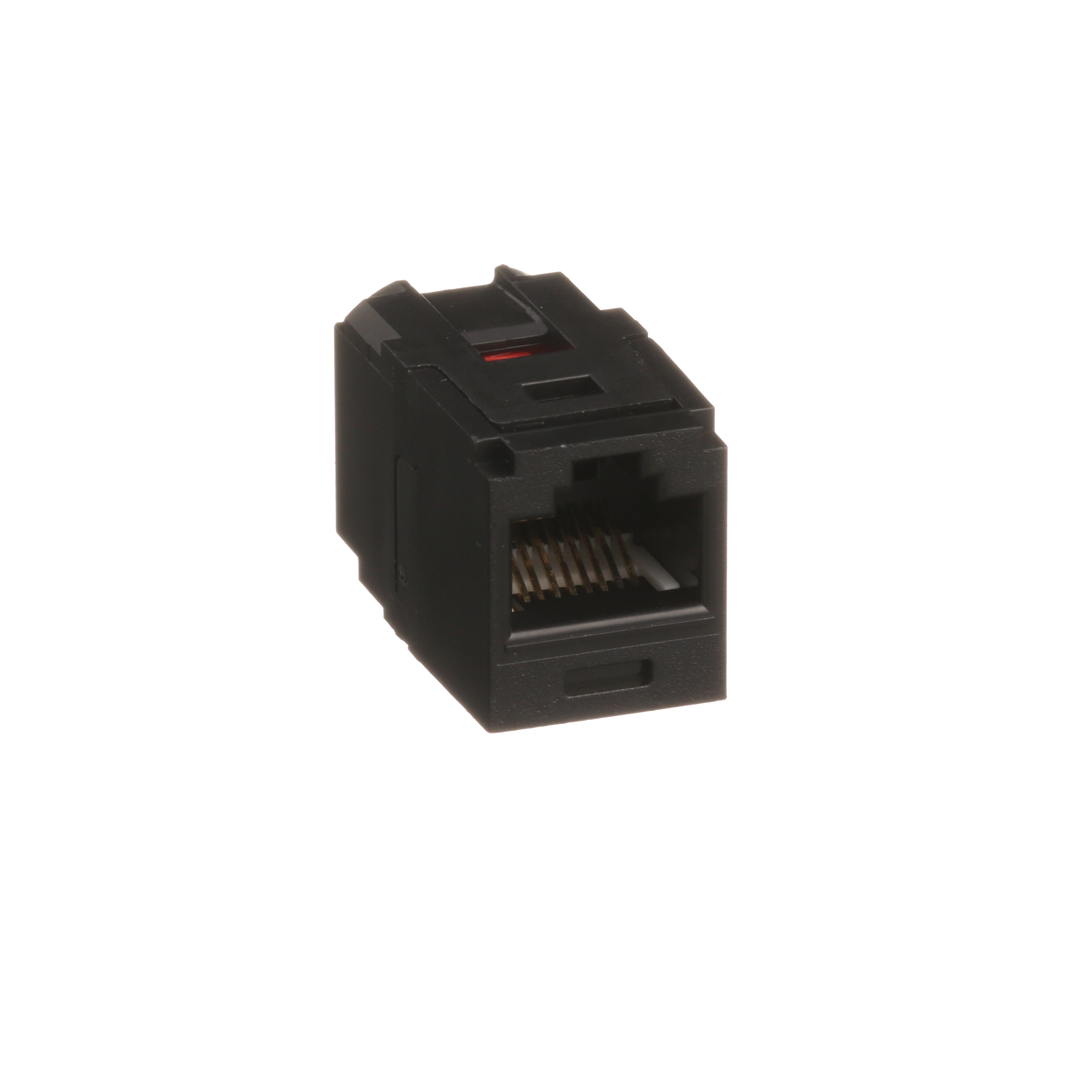 Mini-Com® Cat 6 UTP RJ45 Bağlantı Modülü, Siyah