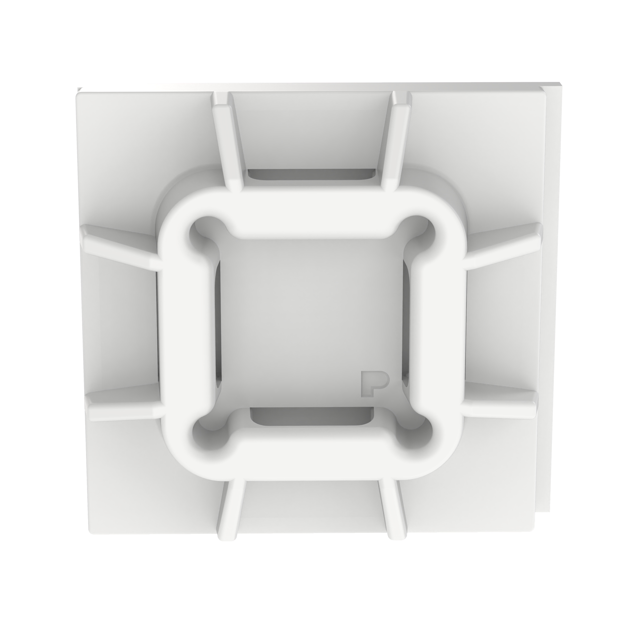 Adhesive Mount With Rubber Adhes, .75 x