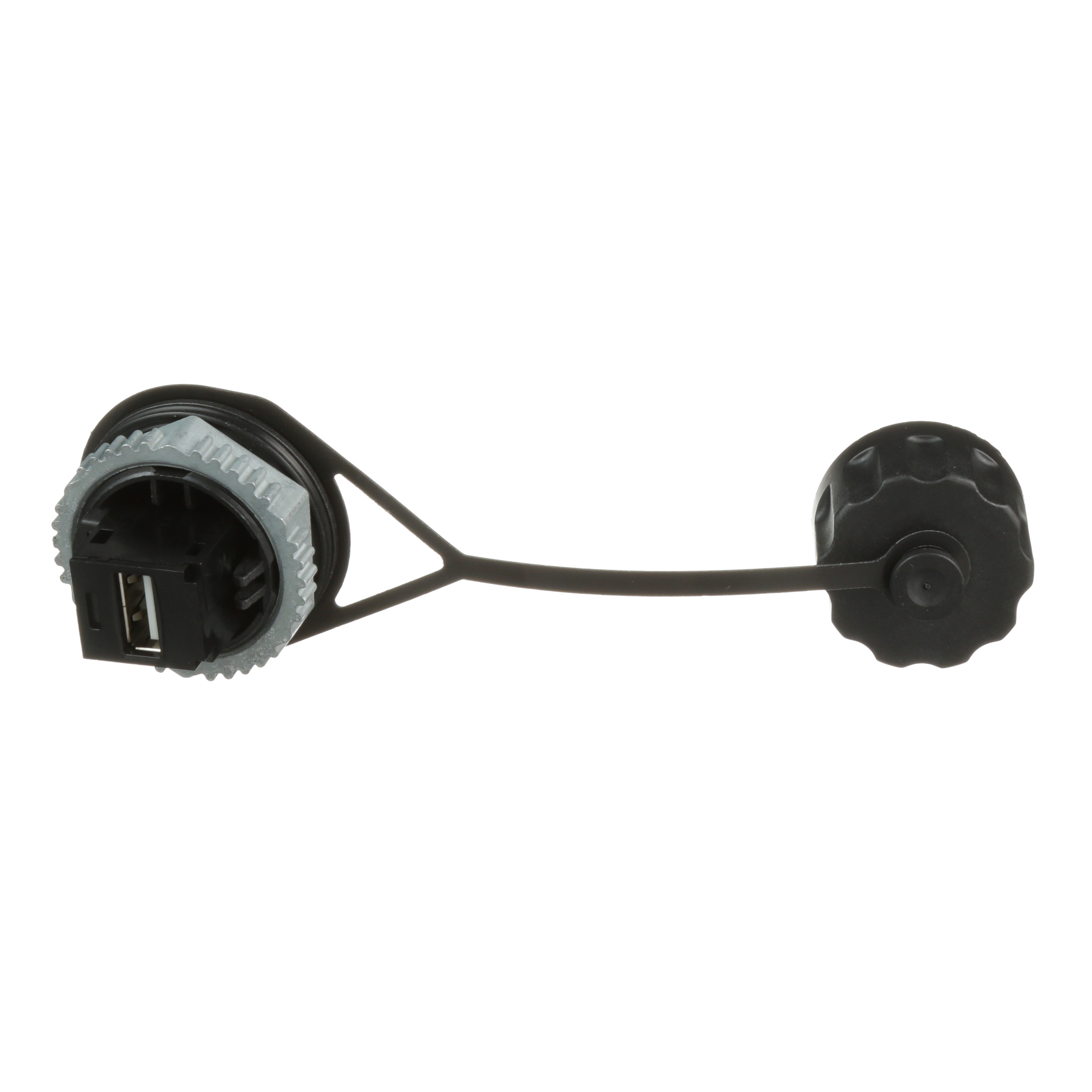 Industrial USB Female A-A 2.0 Bulkhead Coupler