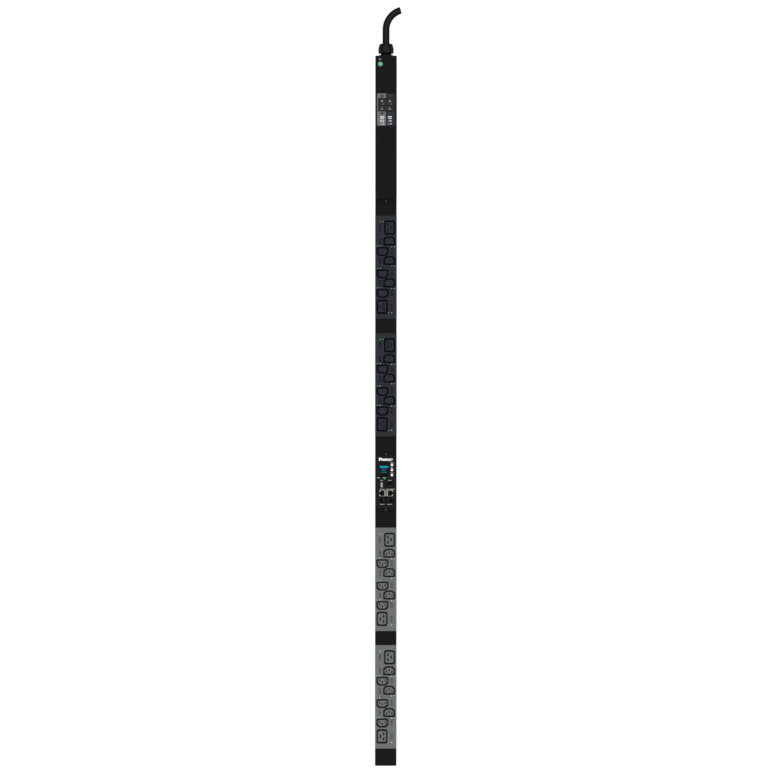 G6 MSPO PDU, 32AMP, (24)C13, (8)C19, IEC 60309 2P+E 6h"