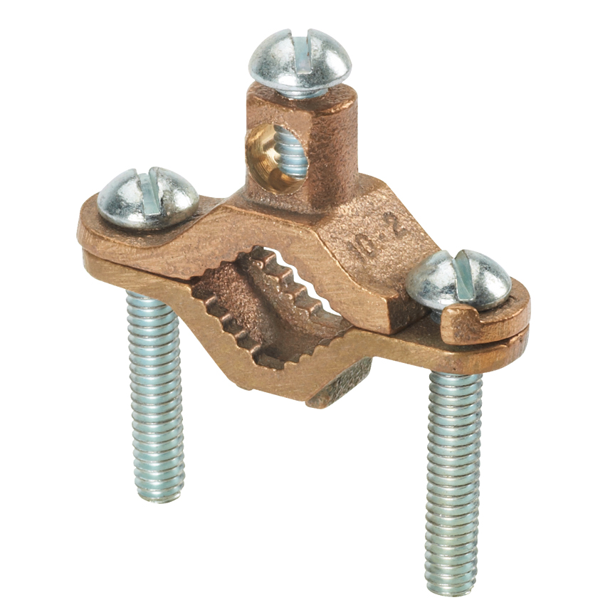 StructuredGround™ Bronze Grounding Pipe Clamp