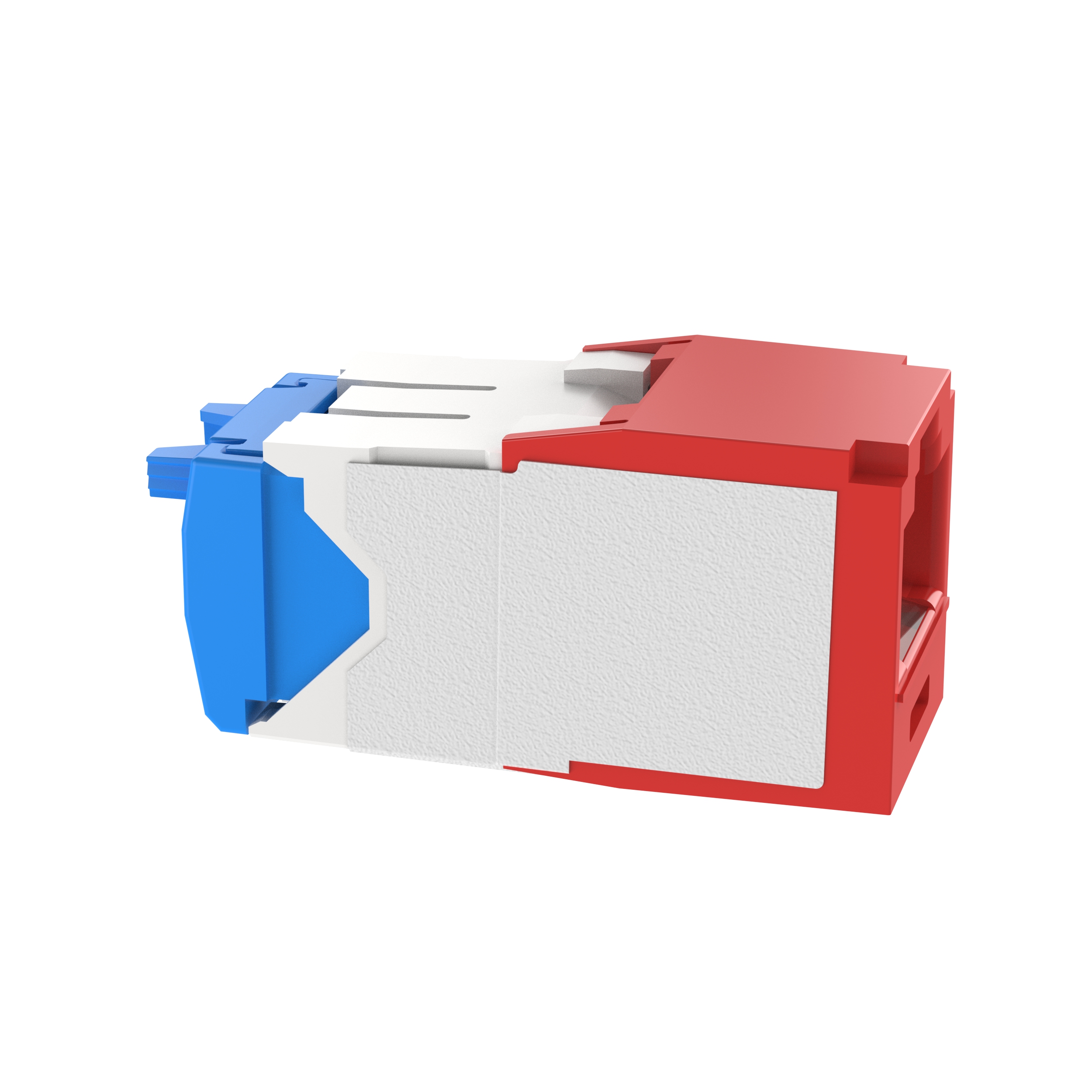 Mini-Com® UTP RJ45 Cat 6A TG Jack Modülü Korozyon Dayanımlı, Kırmızı