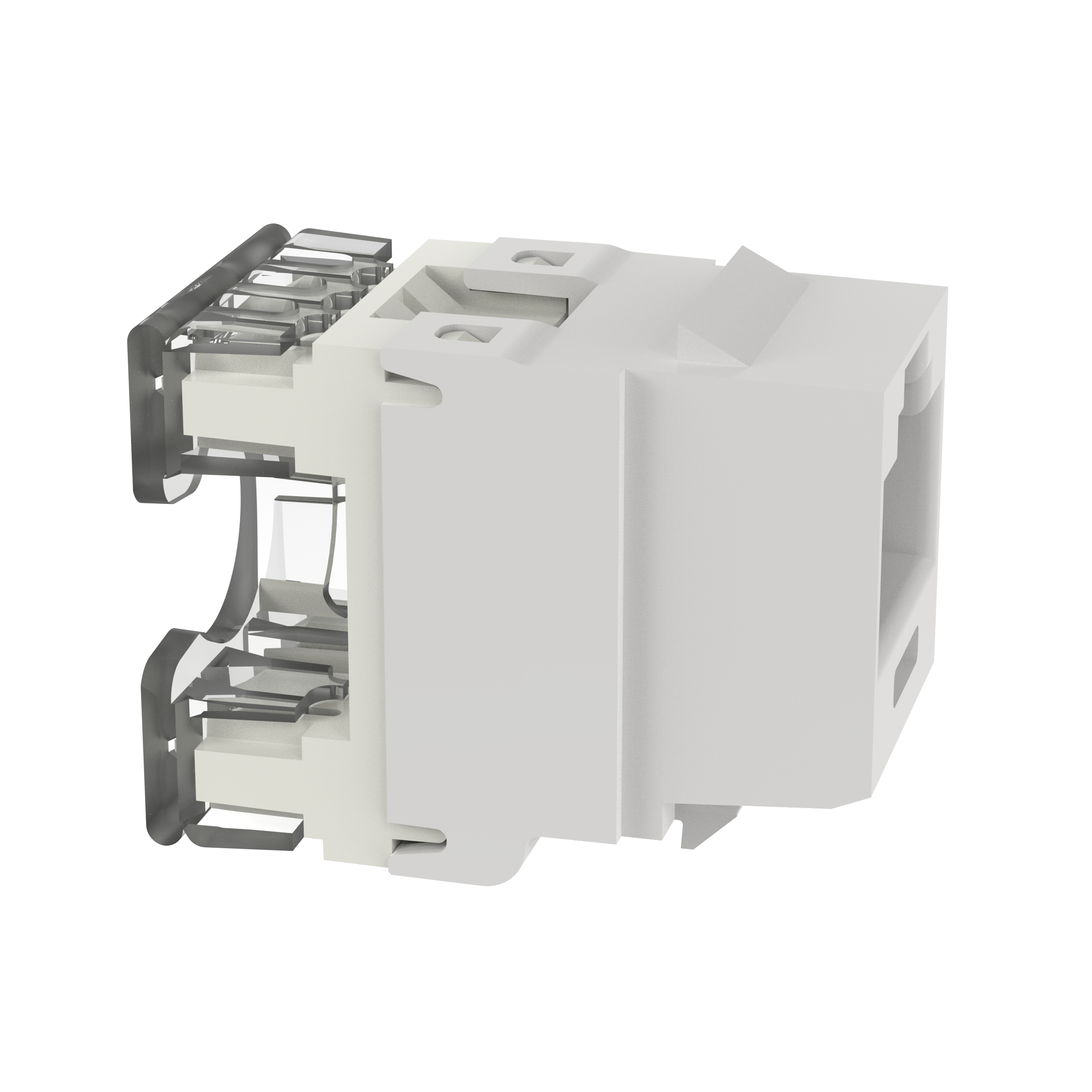 Keystone Cat 5e Çıkış Jakı, Beyaz - 25'li Paket