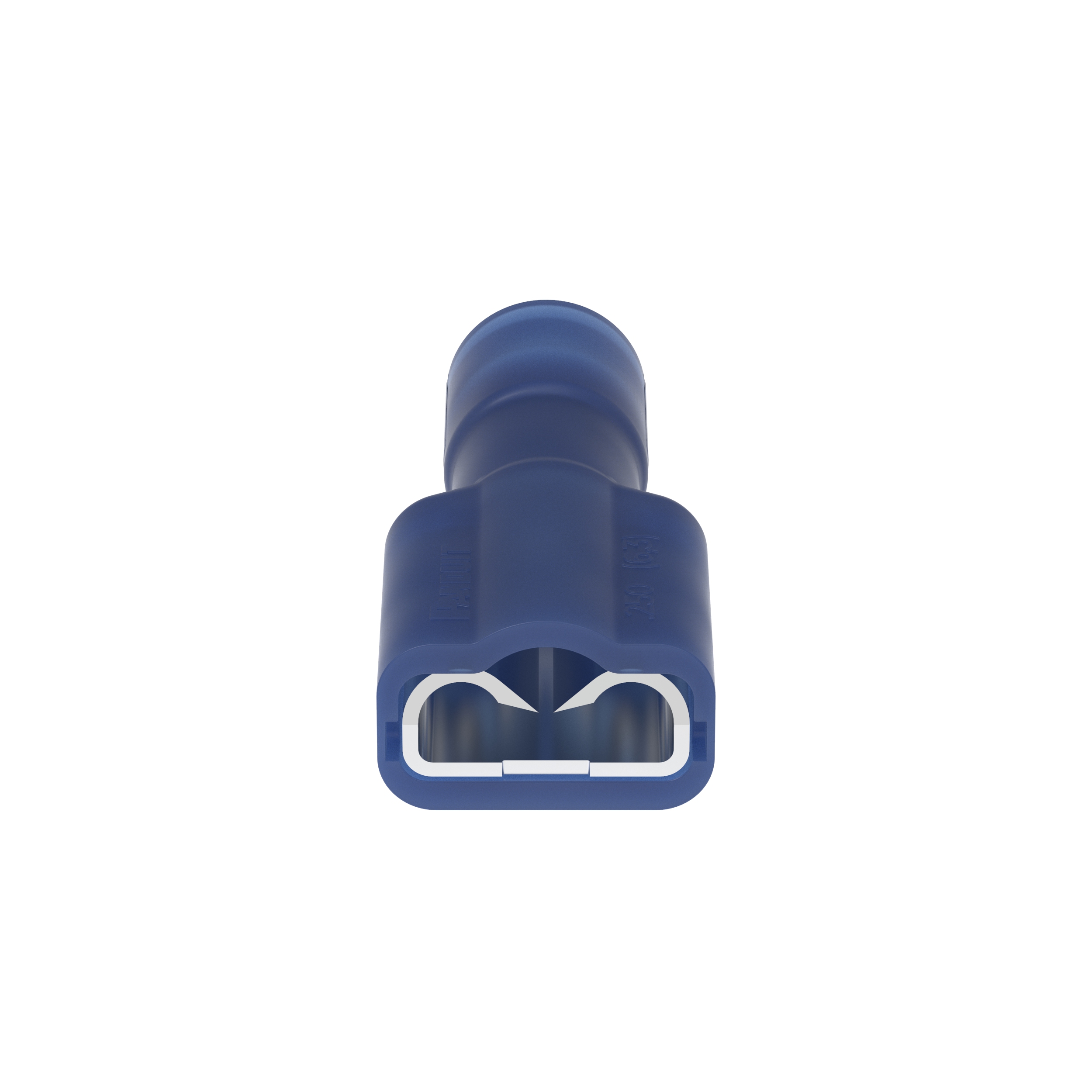 Kesici Terminal, Mavi, 1.5-2.5mm² Kablo, 6.3 x 0.8 mm Levha, 100'lü Paket