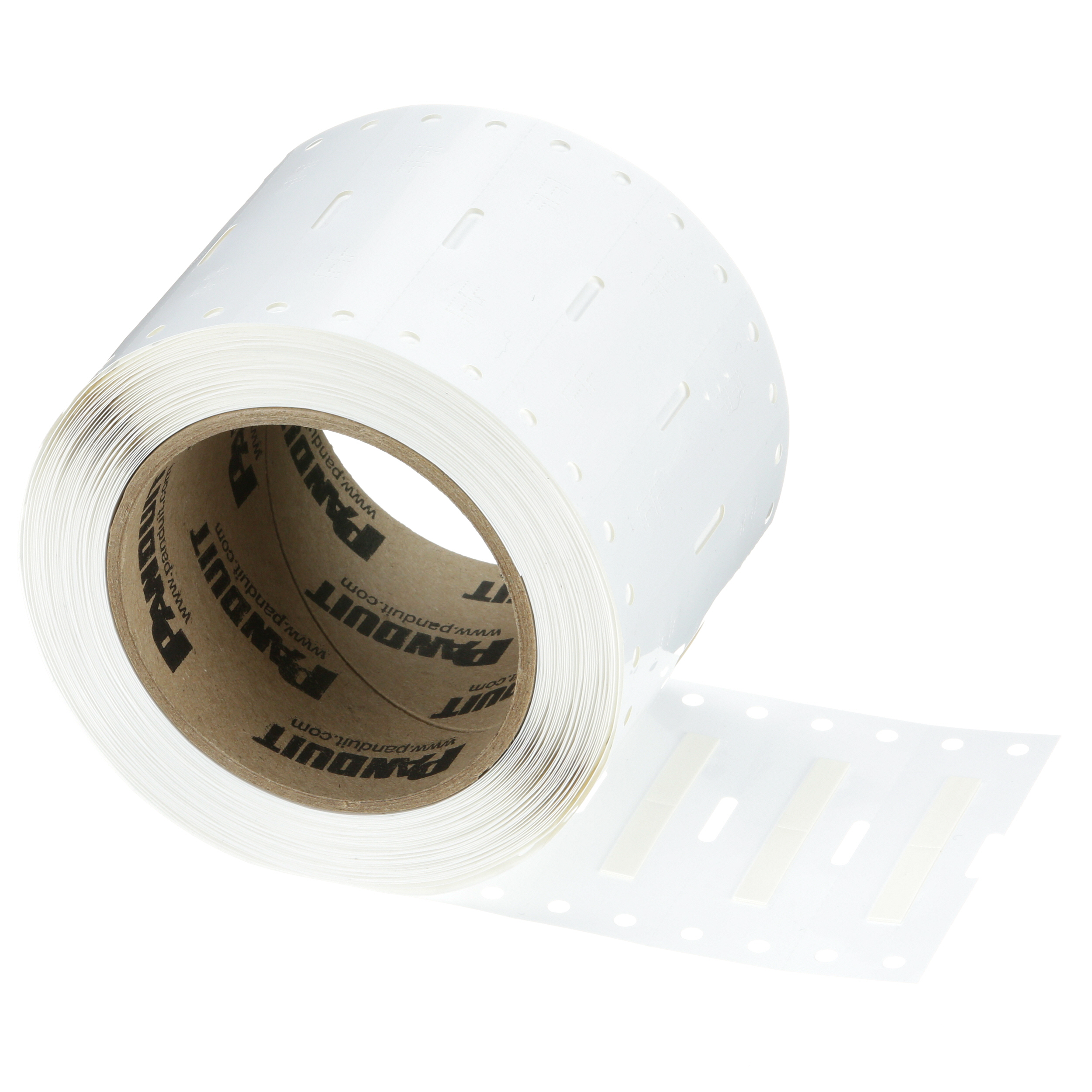 Gaine thermo blanche 25,4mm dia.3,3/1mm pour imprim. TDP43 rouleau de 1000 Cdt.1
