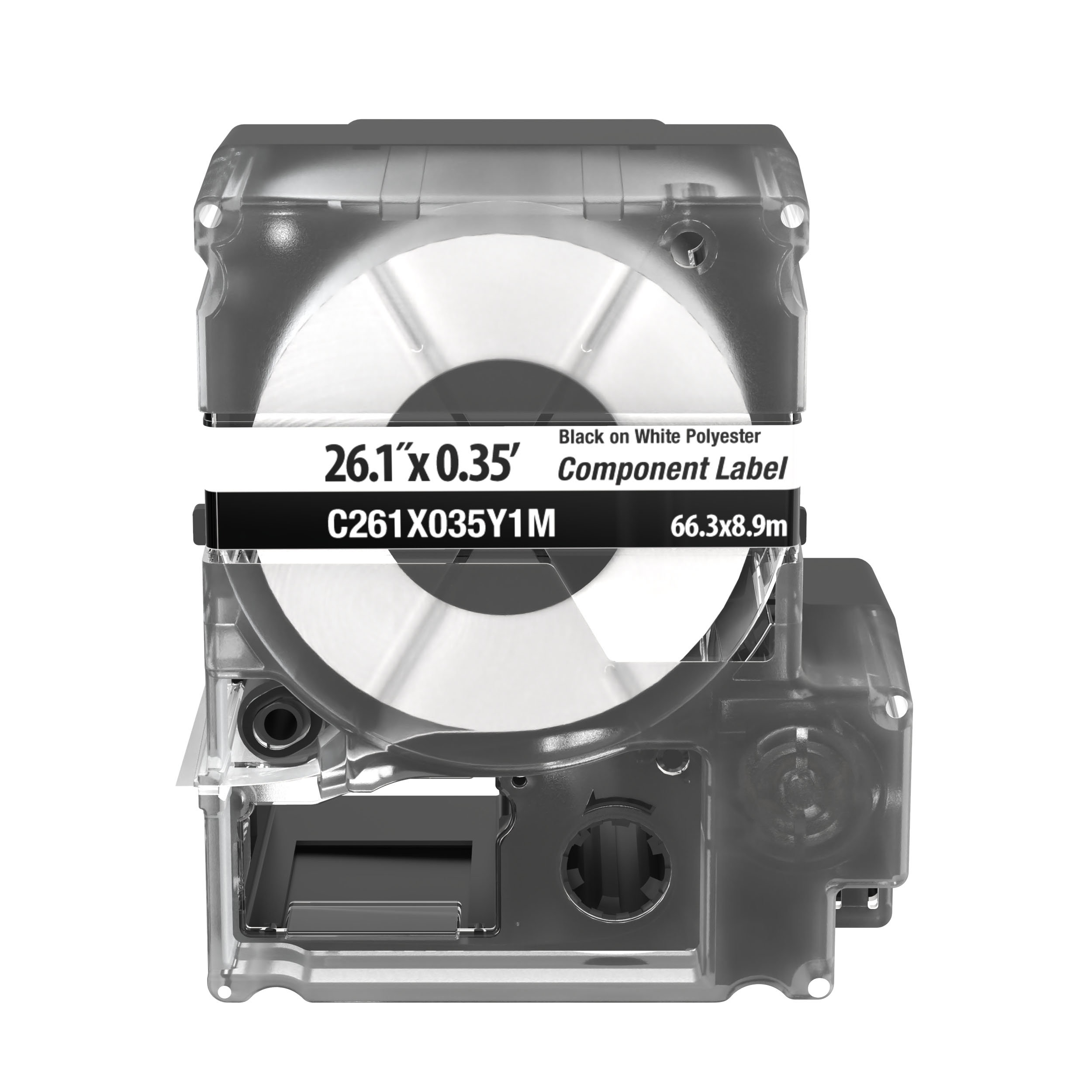 MP Printer Network Component Label,Polyester,White,8.9x66.3mm