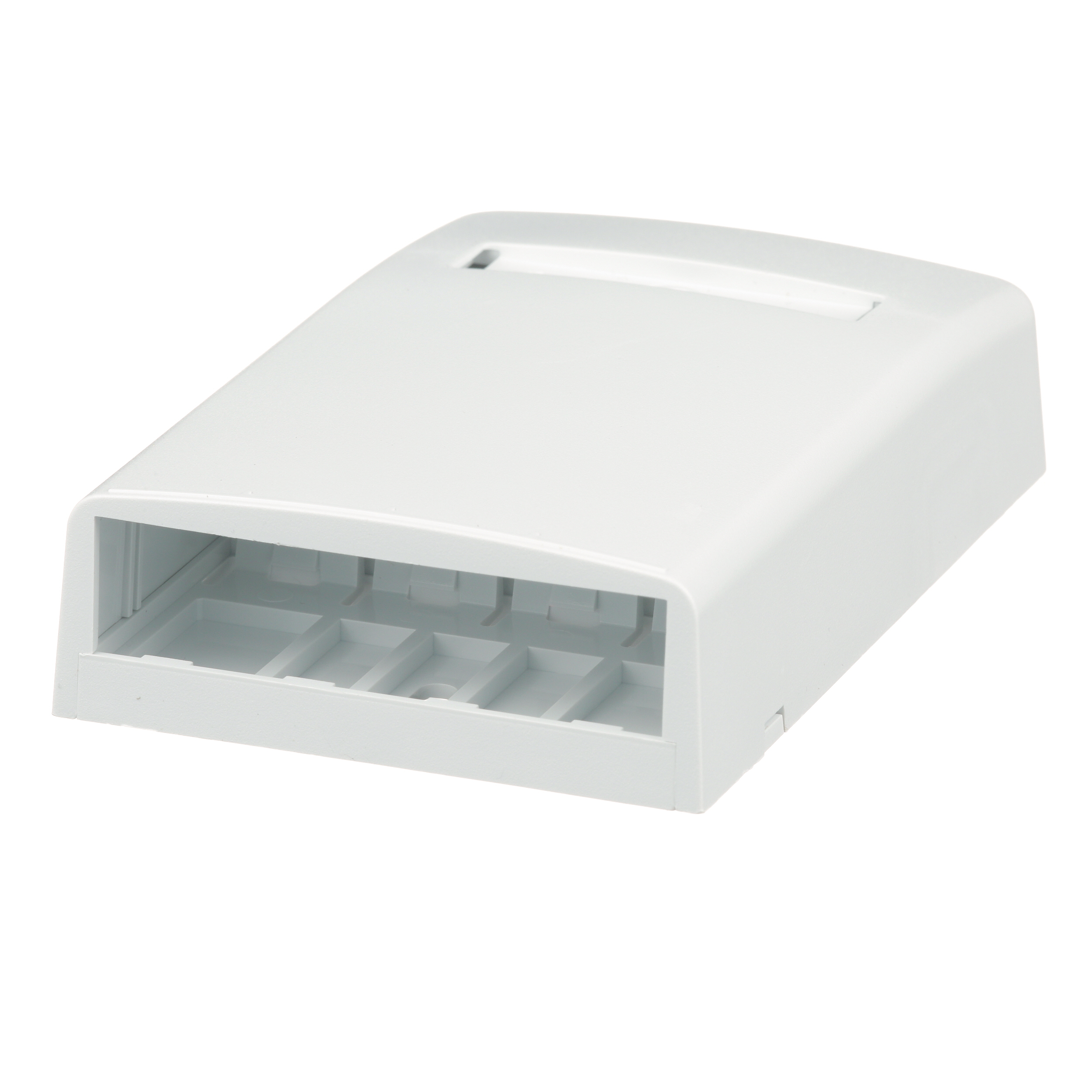 Mini-Com® Yüzey Montaj Kutusu, 4 Port, Beyaz