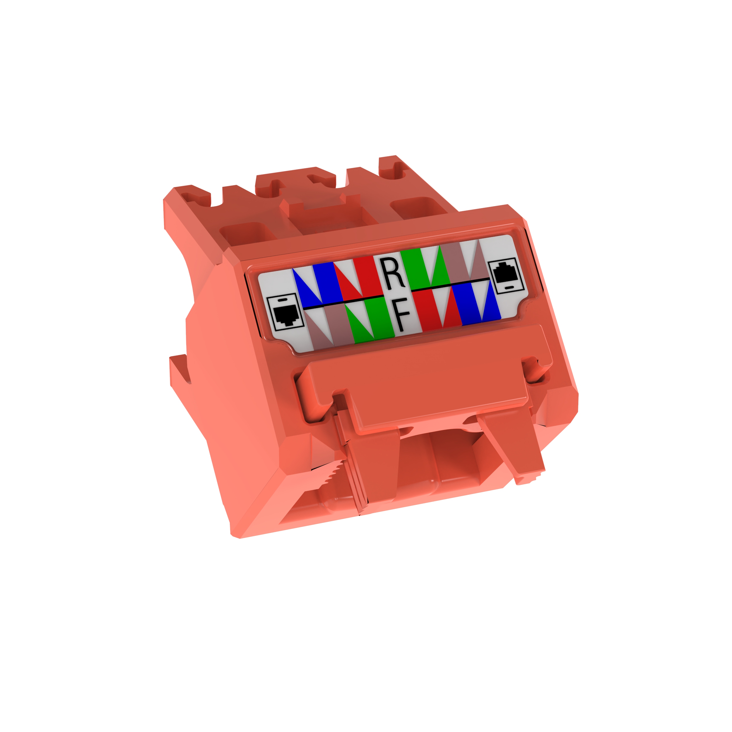 45° Up/Down Angled Wire Cap for TX5e™ Mini-Com® UTP TG Jack Module