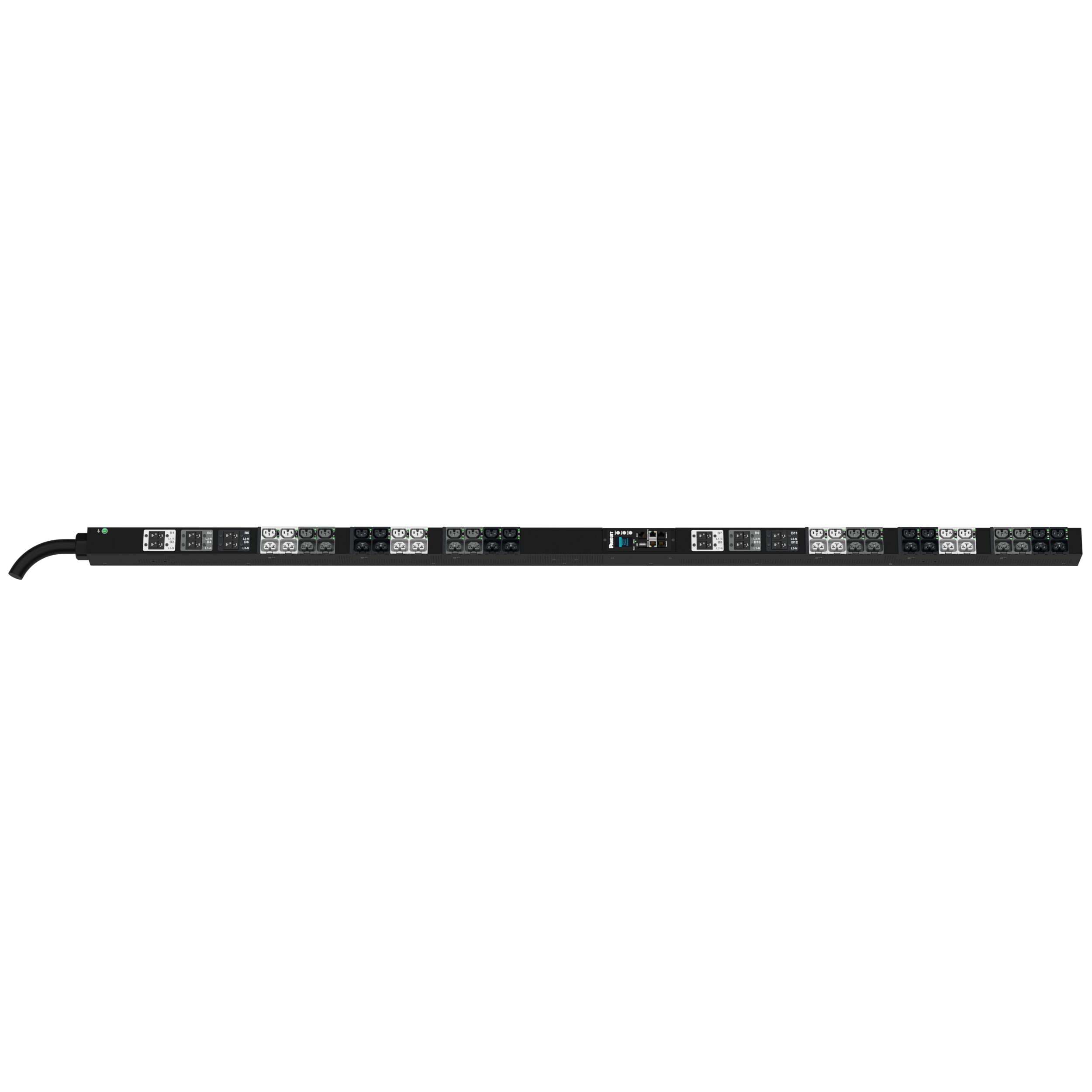 G6 MS Güç Dağıtım Birimi, 63A/60A, (24)C13/C15, (24)C13/15/C19/C21, IEC 60309 3P+N+E 6h