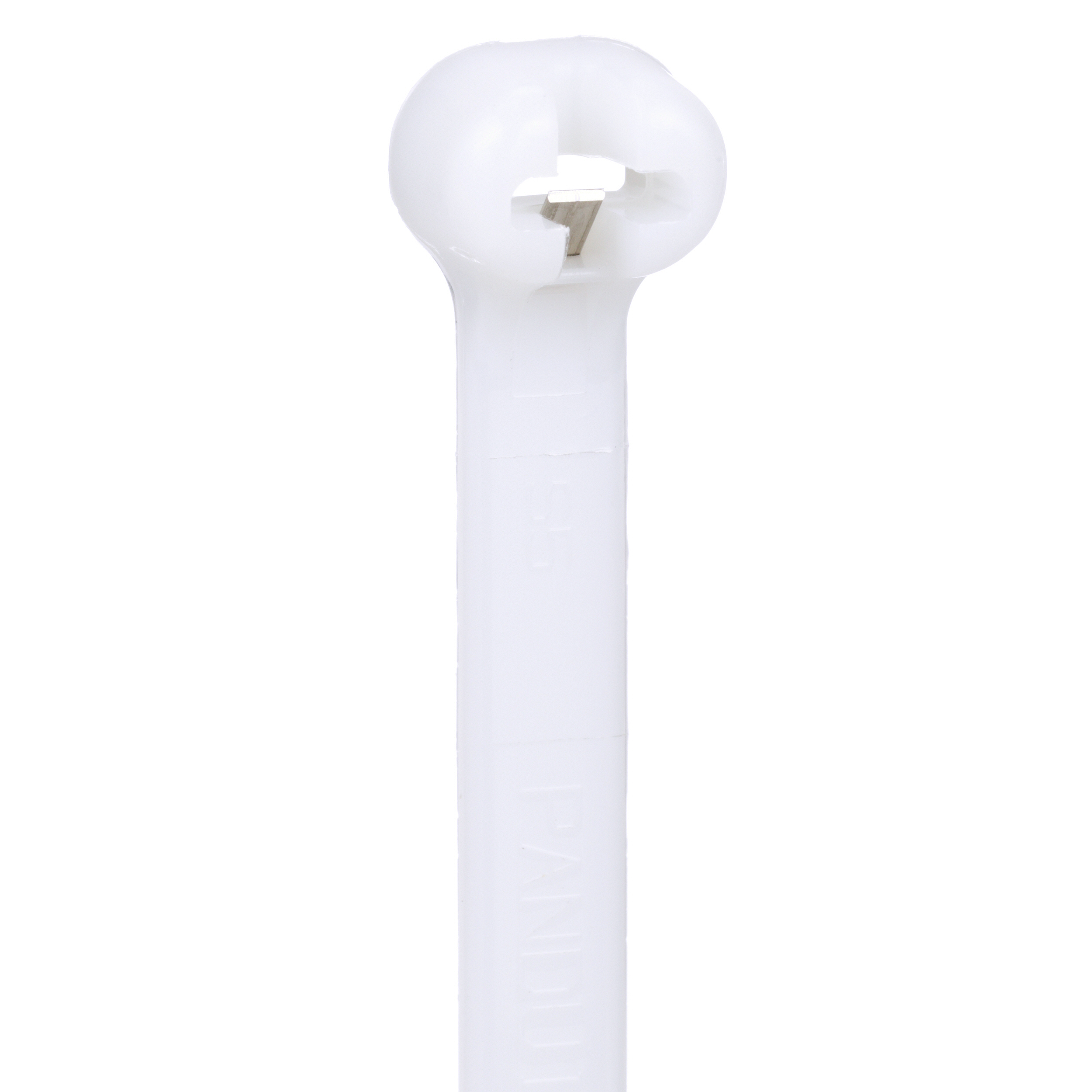 Kablo Bağı, Çapraz Çene, 21.2 cm, Hafif, Naylon, Doğal, 50'li Paket