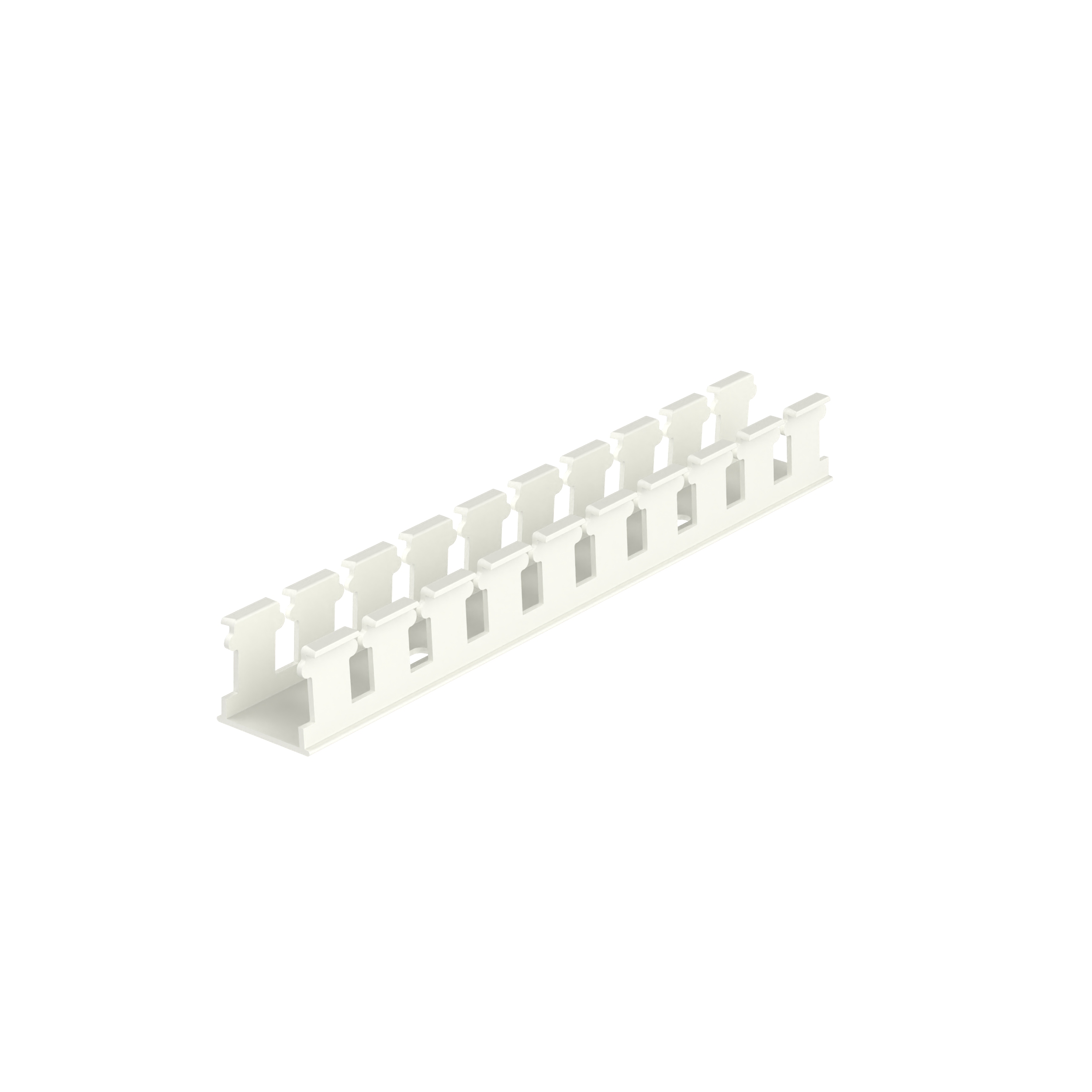 Geniş Yuvalı Kablo Kanalı, Beyaz, Halojen İçermeyen PPO, 29x26.9mm, 6'lı Paket