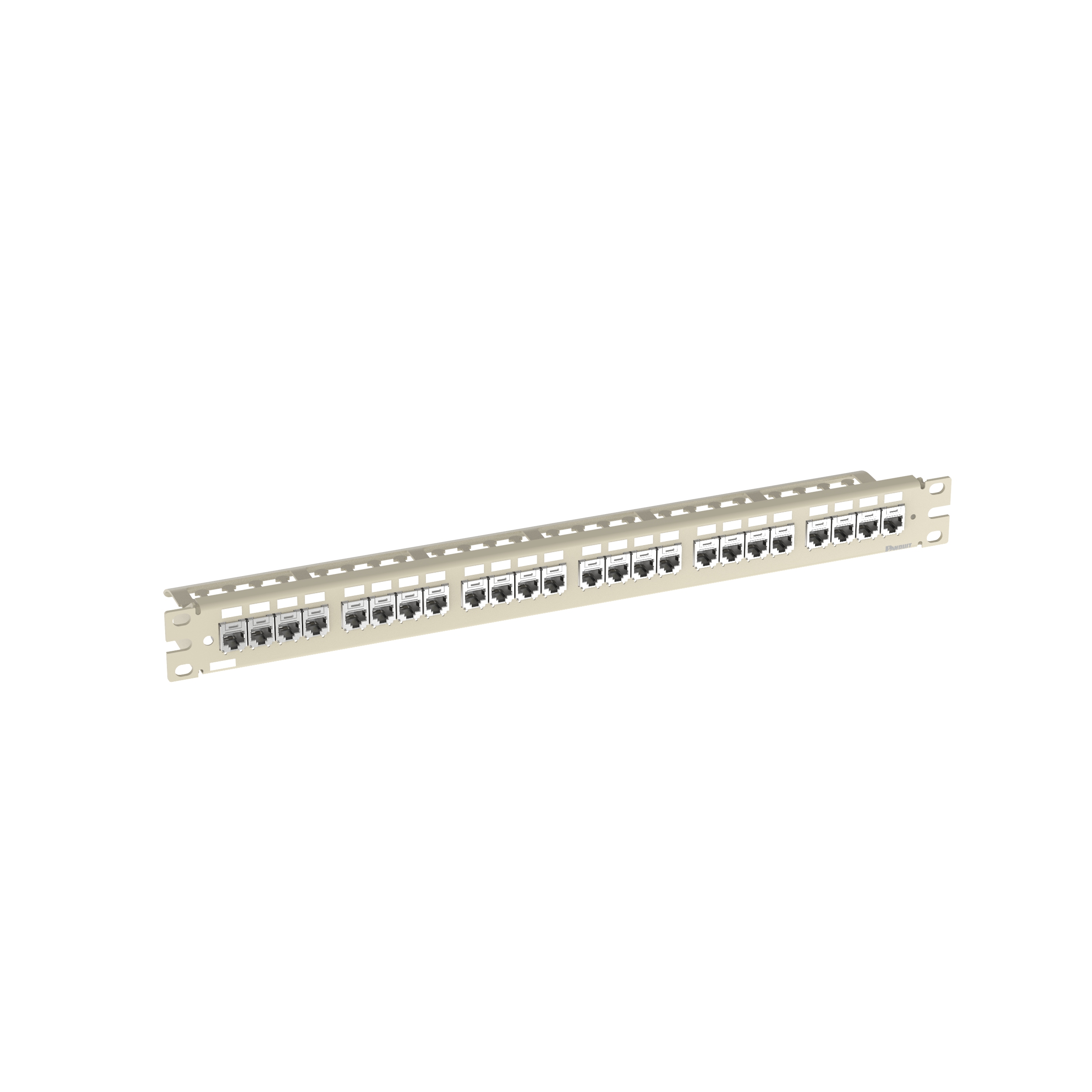 Patch Panel Kit, Cat 6 STP, 24 port, 1 RU, LG