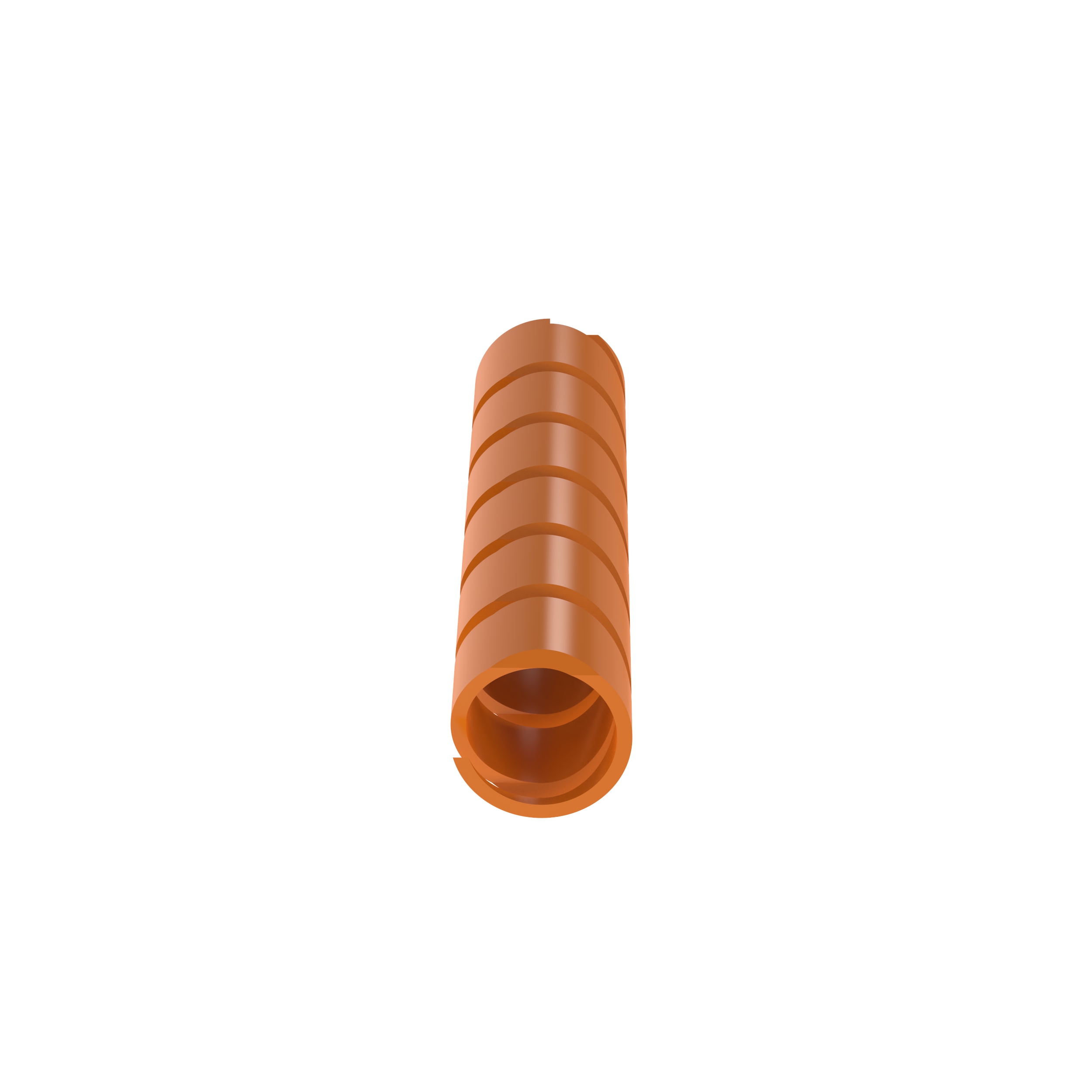 Spiral Sarım, Turuncu, PE, 4.8mm Minimum Çap, Paket 1