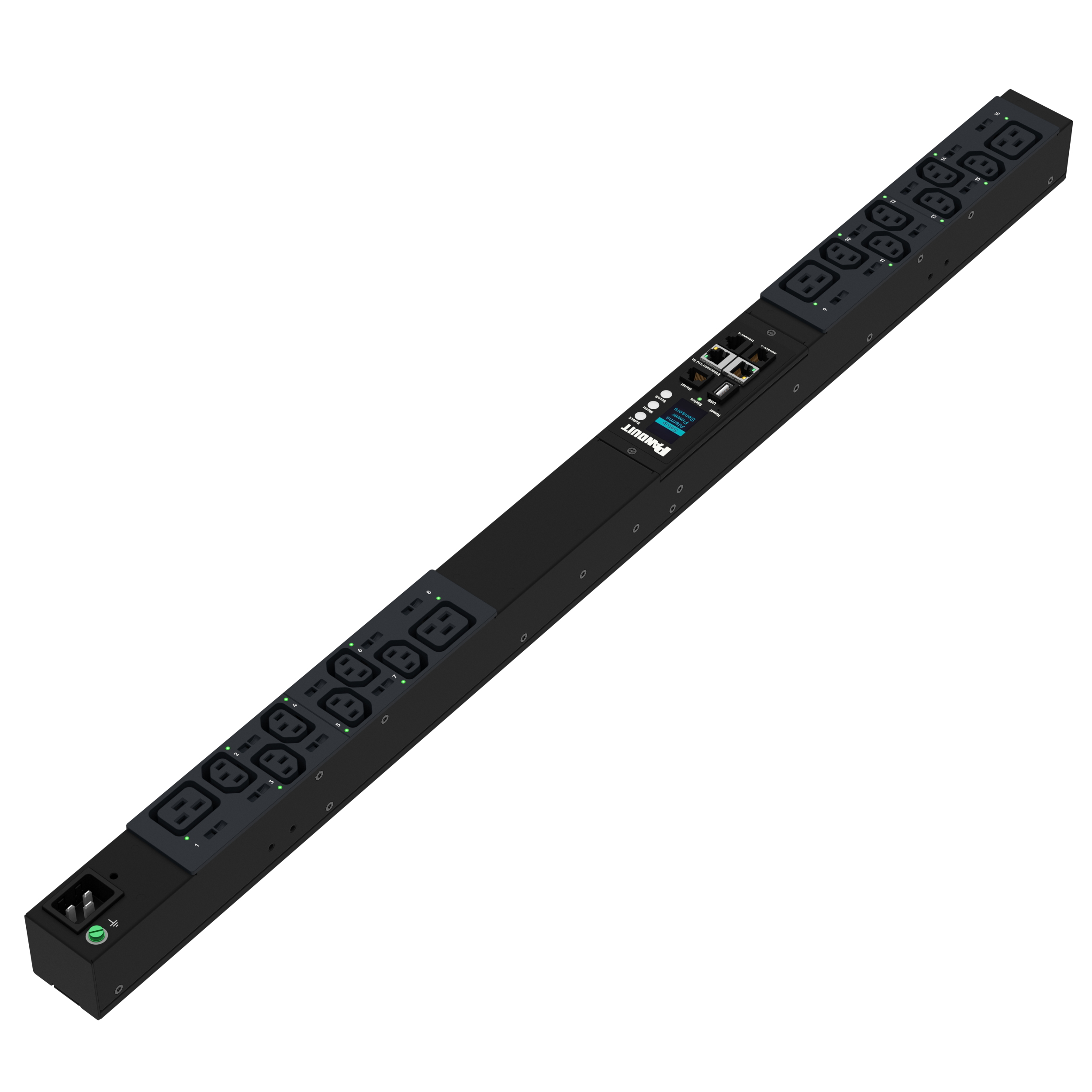 G6 MS Güç Dağıtım Birimi, 16AMP, (12)C13, (4)C19, IEC 60309 2P+E 6h