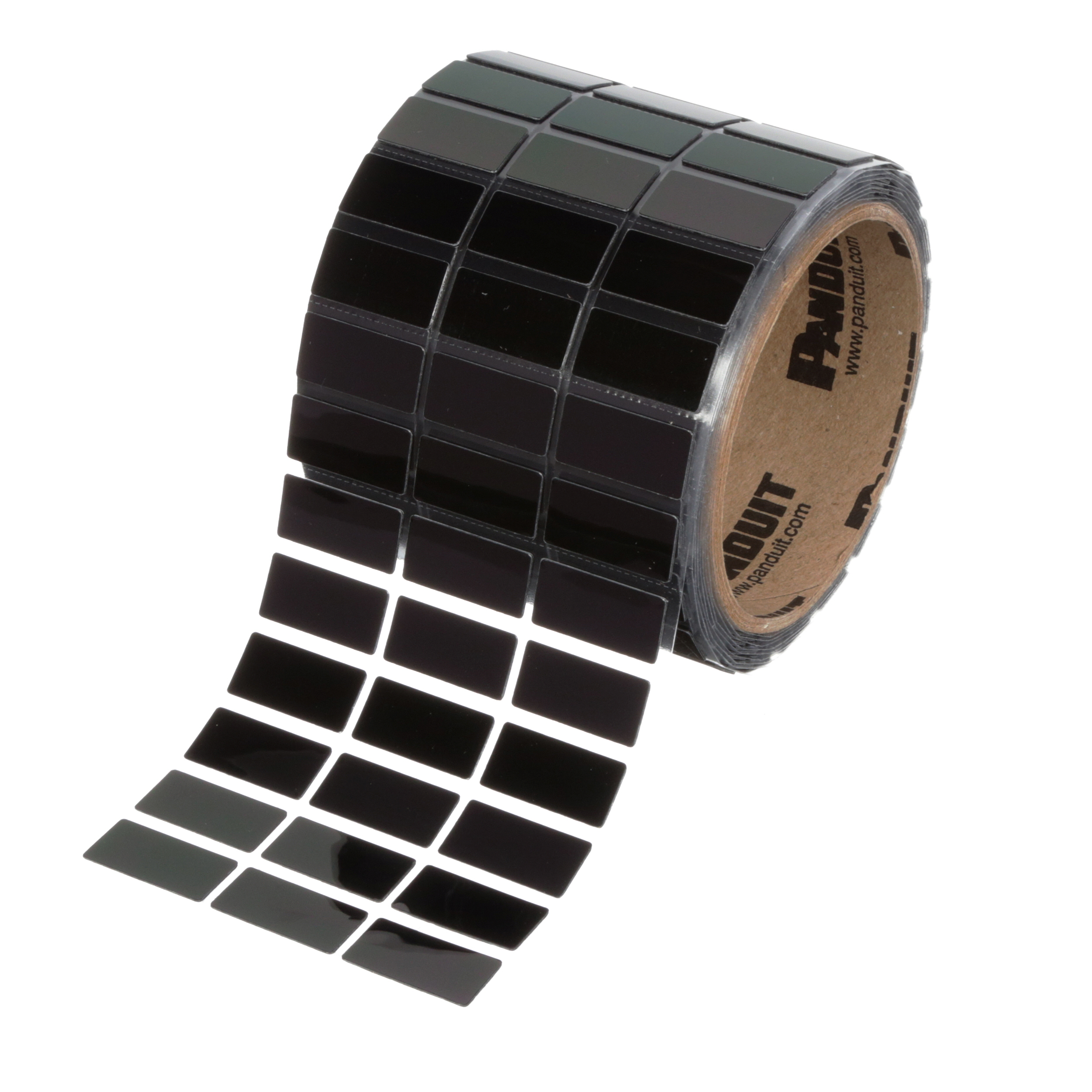 Kontrol Paneli Etiketi, 25.4 mm x 12.7 mm, Siyah, 500 Adetlik Paket