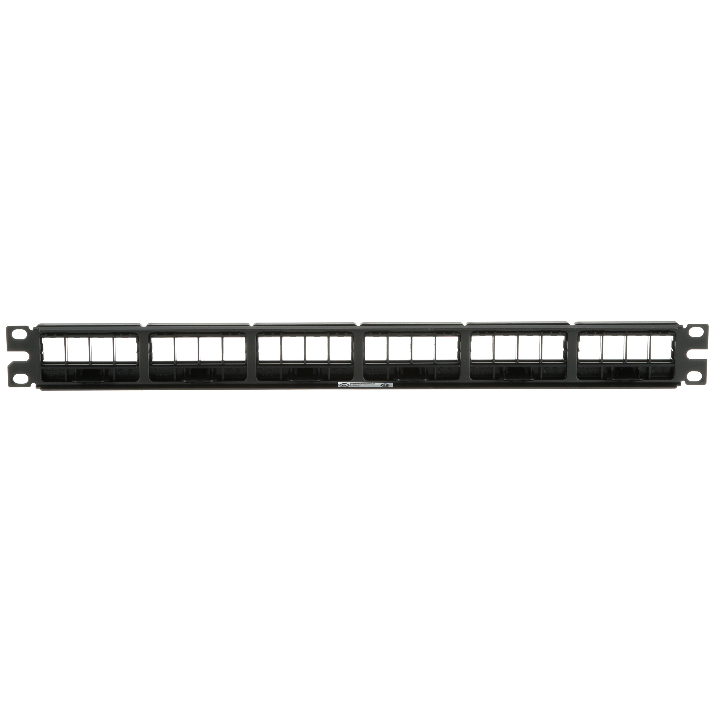 NetKey® Yama Paneli, 24 Port, 1 RU, BL