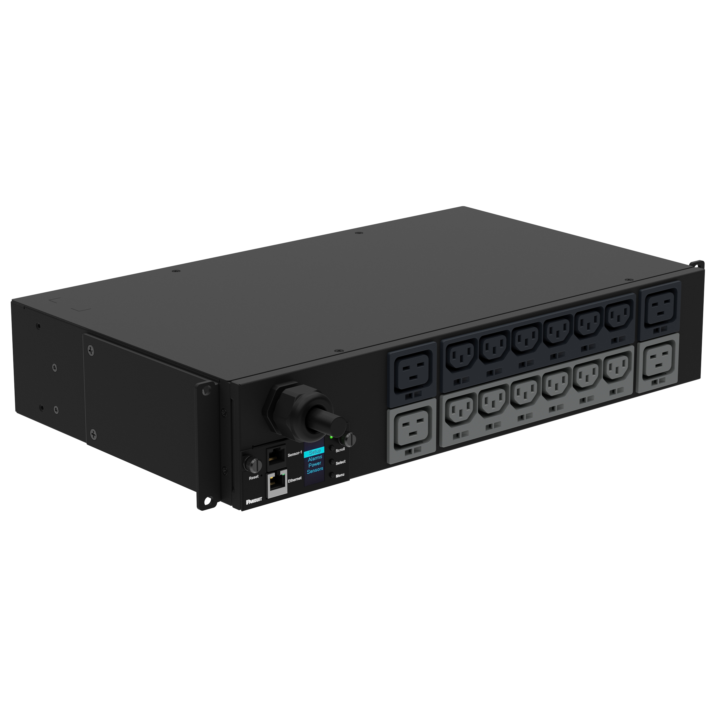MI PDU, 32AMP, 230V, (12)C13, (4)C19, IEC 60309 2P+E 6h 32A (IP44)