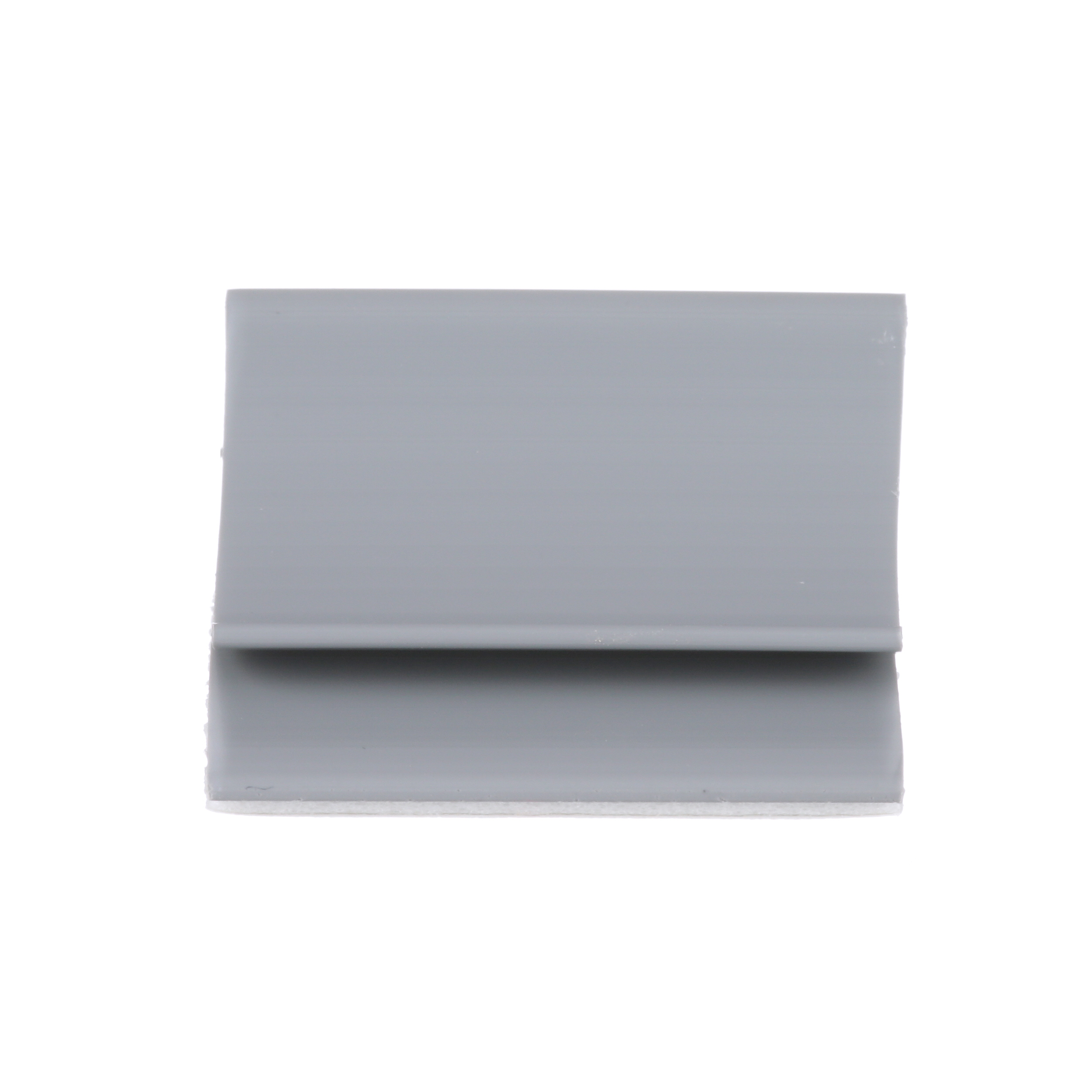 Düz Kablo Montajı, Gri, PVC, Kauçuk Yapışkanlı, 25.4x27.7mm, 500'lü Paket