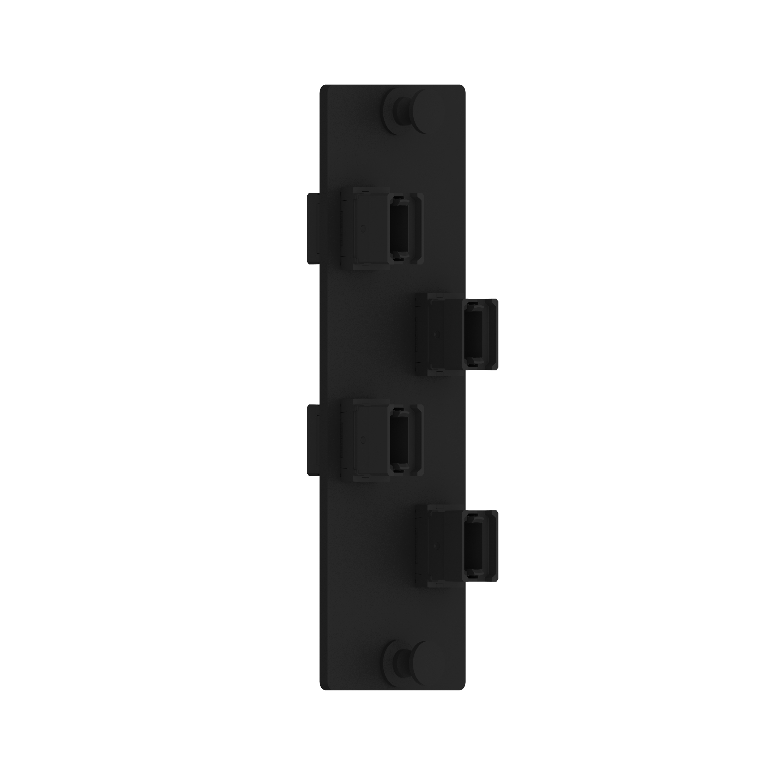 Opticom® FAP, 4 Tuş-Yukarı/Tuş-Aşağı MPO, Tip A, Siyah, Dikey
