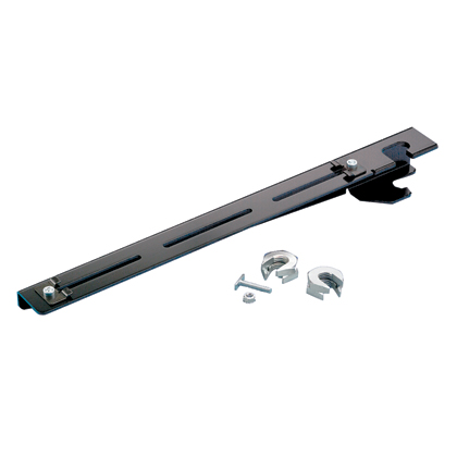 Mevcut 16mm dişli çubuk braketi 12x4 sistem için, siyah.
