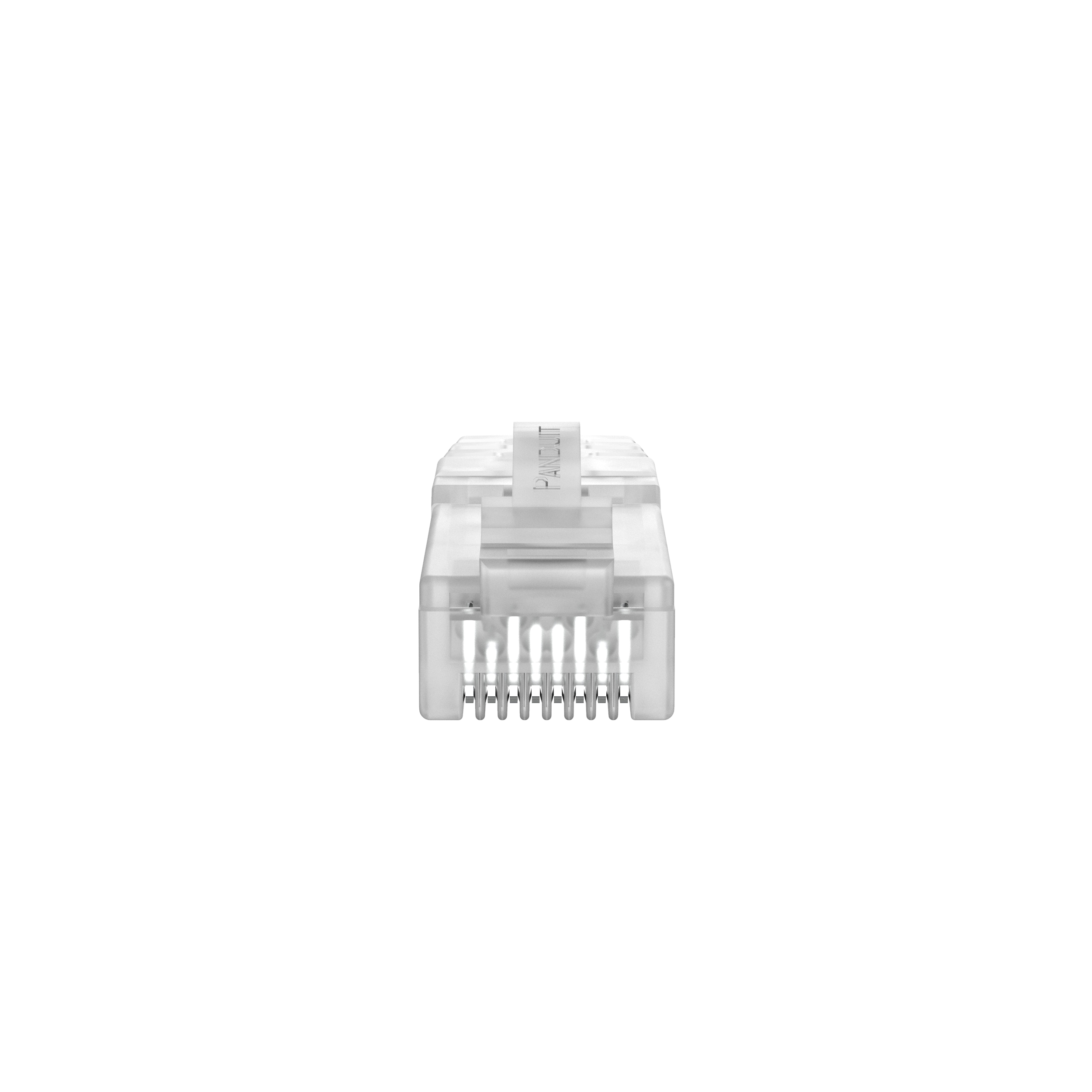 RJ45 Modular Plug, Category 6A, 24 AWG, 100 Pack