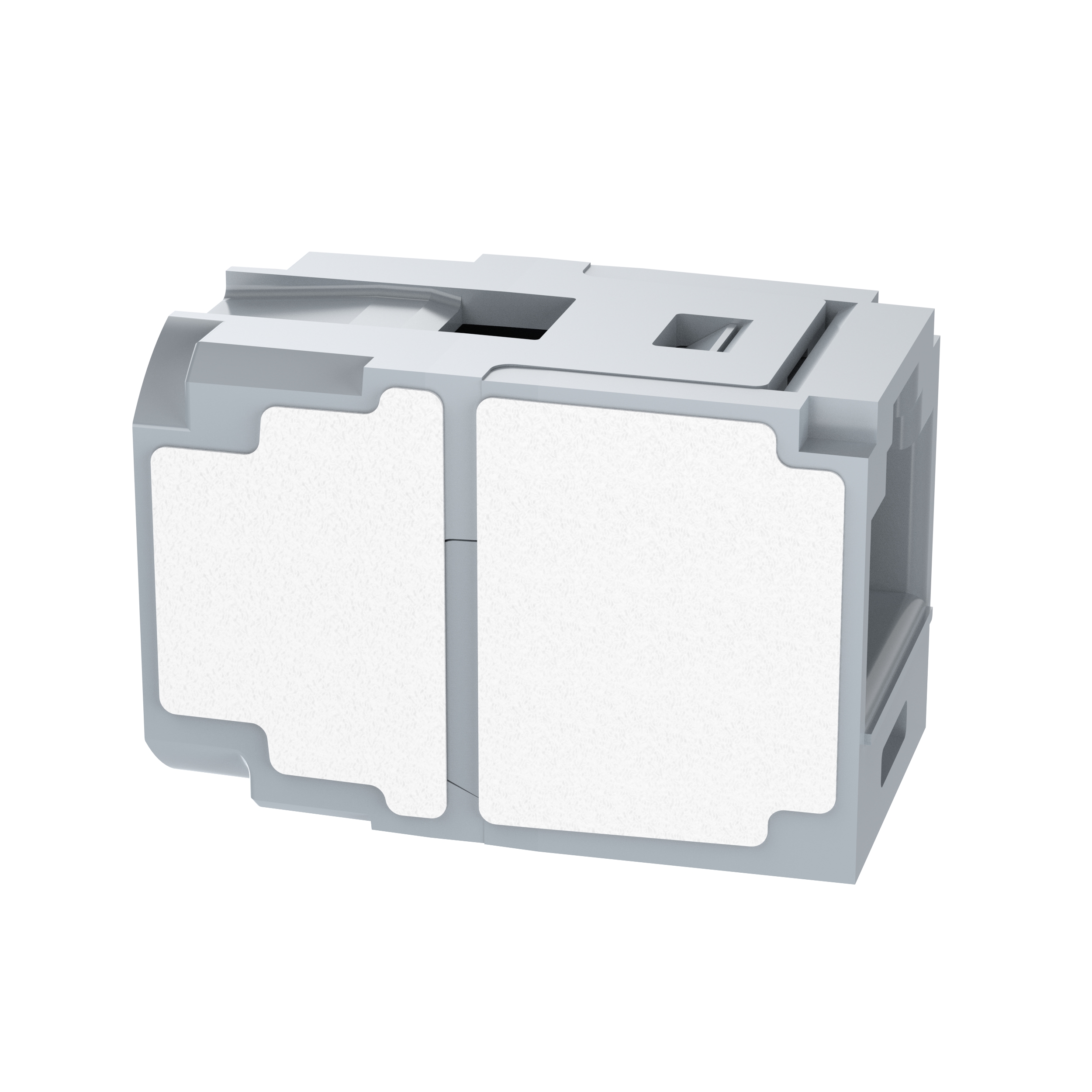 Twisted Pair RJ45 Cat 6A Bağlantı Modülü, Uluslararası Gri