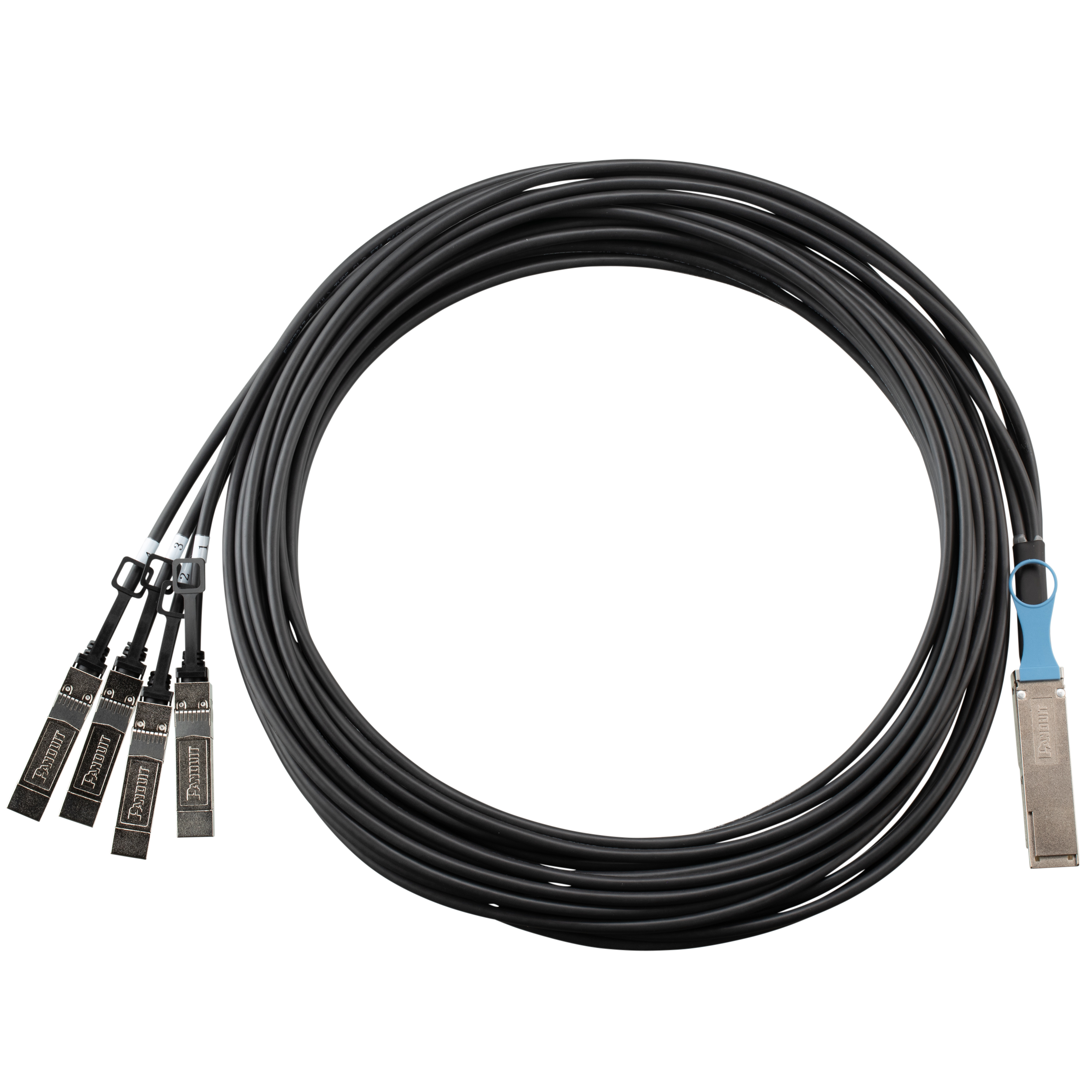 100G QSFP28 to 4x SFP28 25G Direct Attach Passive Breakout Cable Assembly