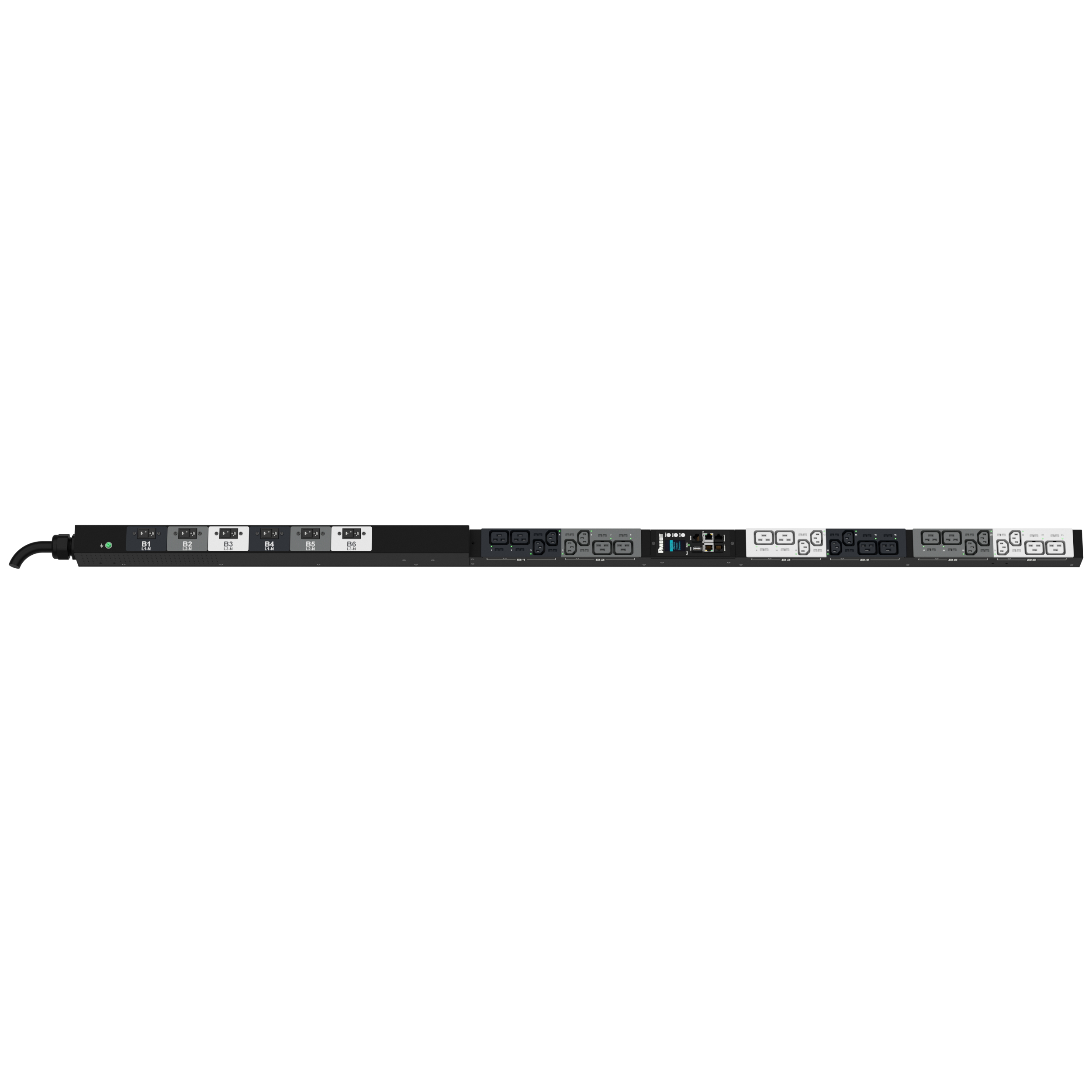 G6 MS Güç Dağıtım Birimi, 32AMP, (12)C13, (12)C19, IEC 60309 3P+N+E 6h