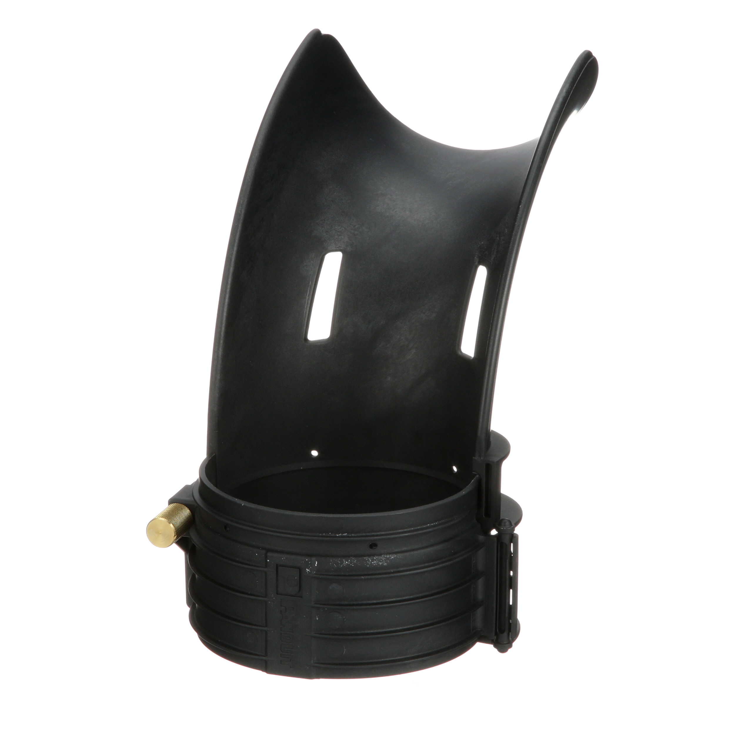 Tak-Ty® Conduit Waterfall, 4 in, Black