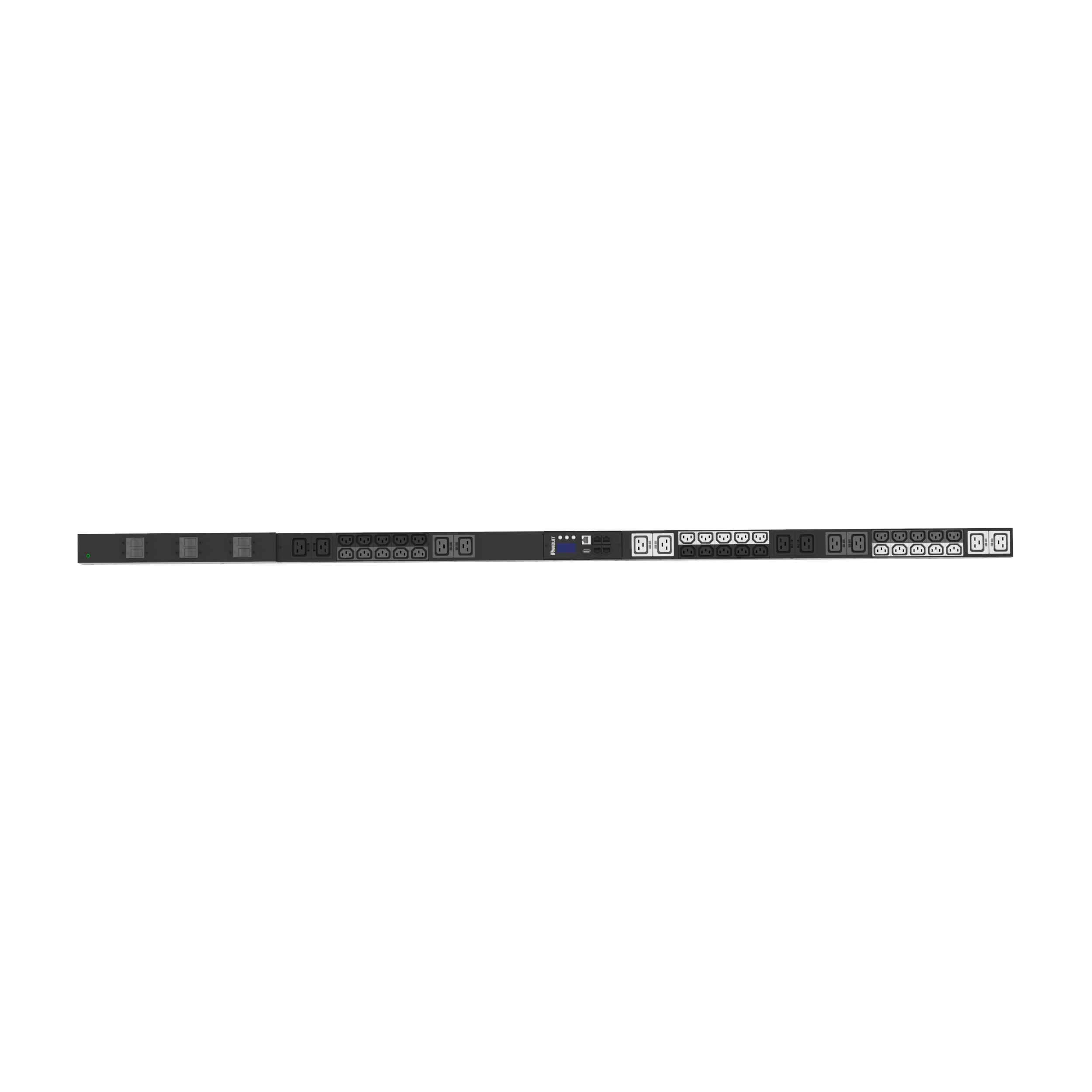 MI PDU, 32 Amper, 400 Volt, (30)C13, (12)C19, (IP44)