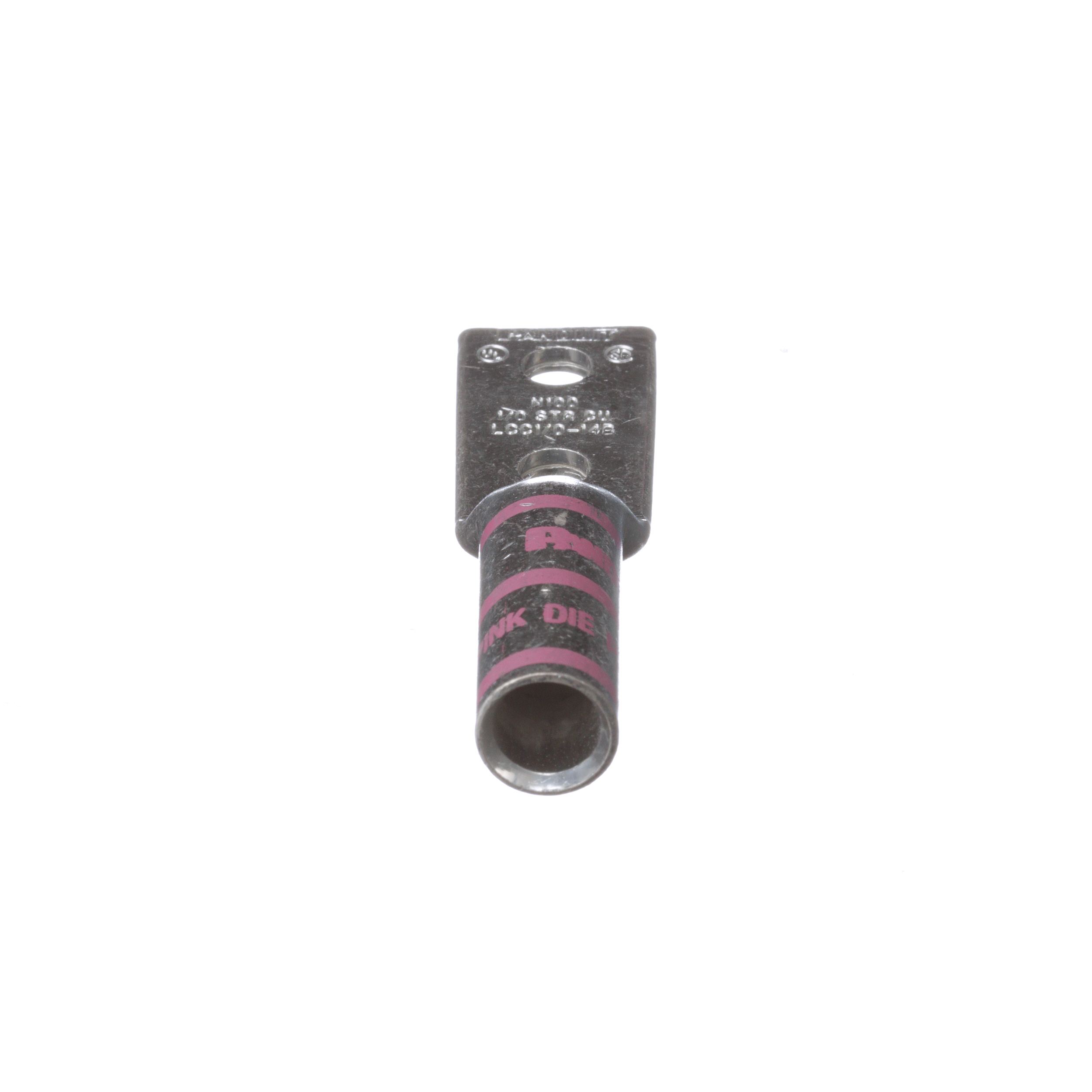 CuLug, 2 Delikli, 1/0 AWG, 1/4 Somun, .75, PKG10
