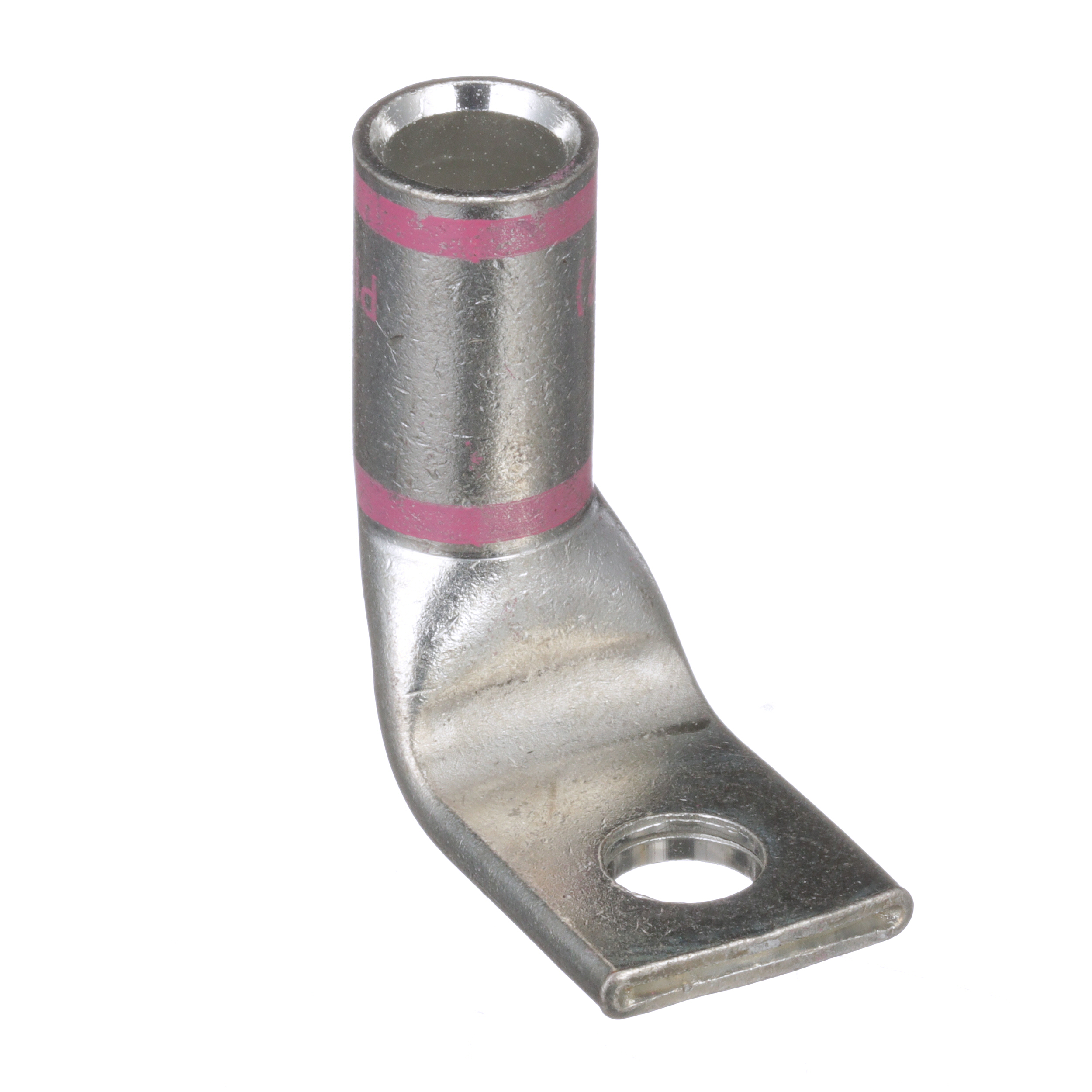 Bakır Standart Namlu Sıkıştırma Muhafaza, 1 Delik, 1/0 AWG, 5/16 inç Somun, 90° Avuç İçi