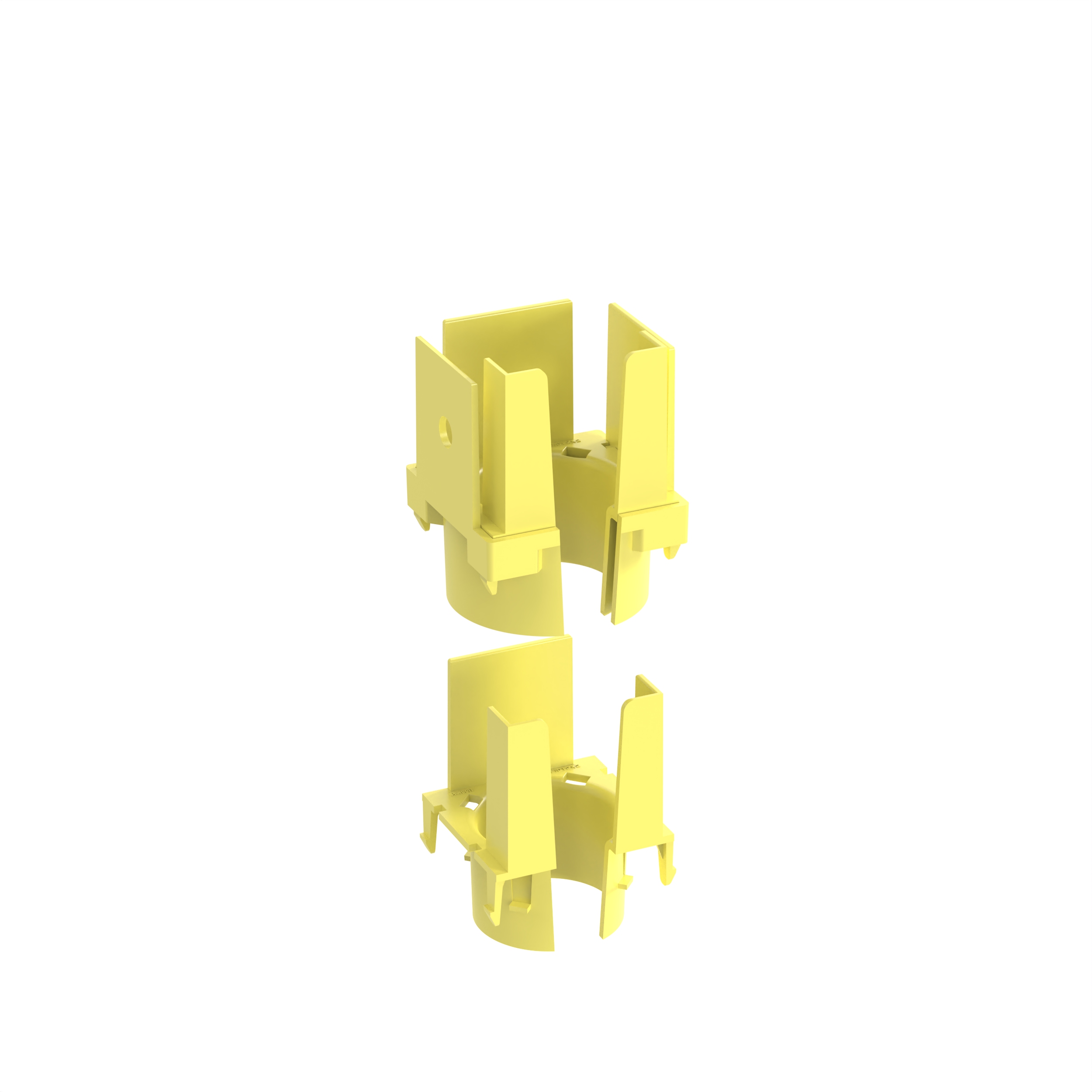 FiberRunner® 1-Port Spillout, 2x2, Yellow