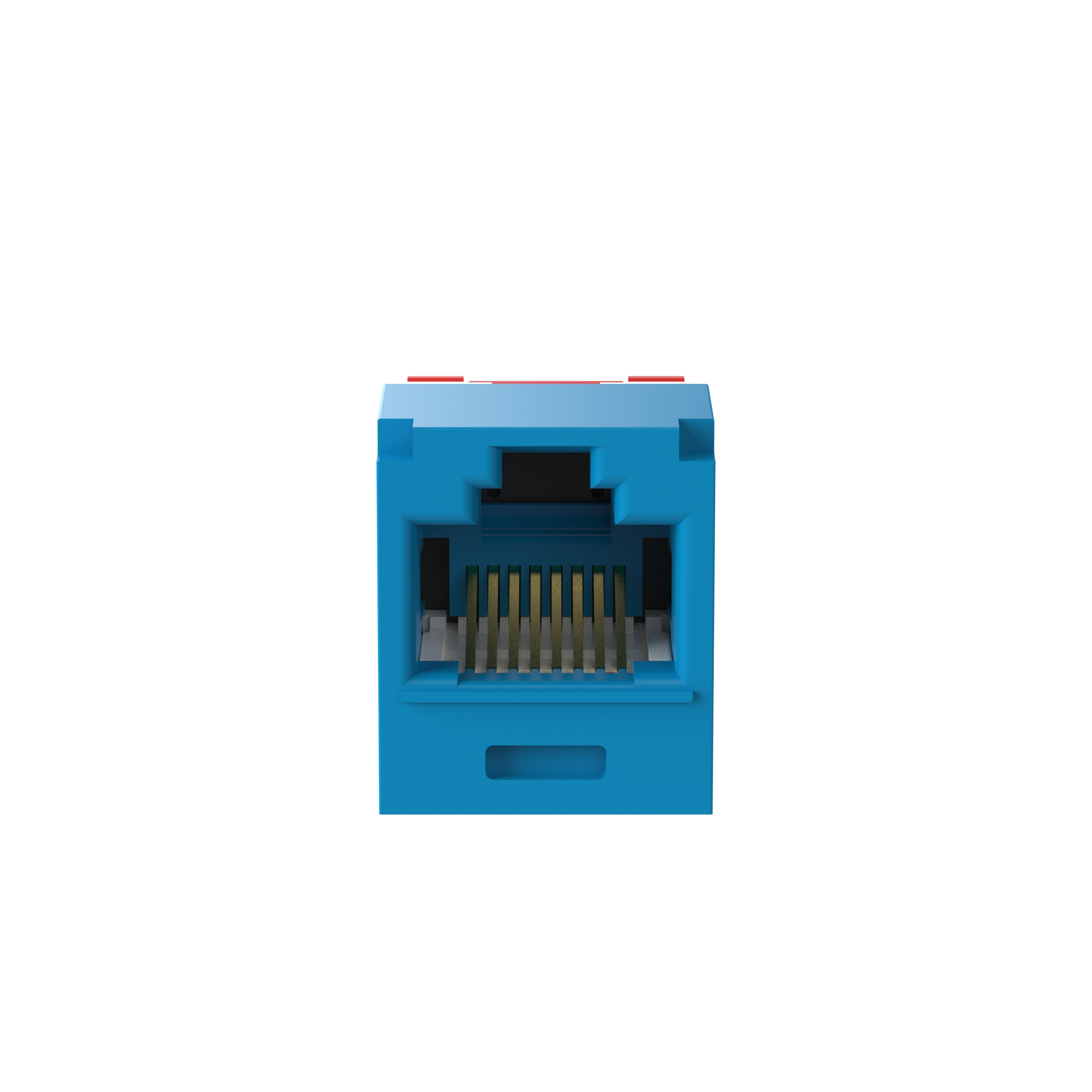 Mini-Com® UTP RJ45 Cat 5e TG Jack Modülü Korozyon Dayanımlı, Mavi