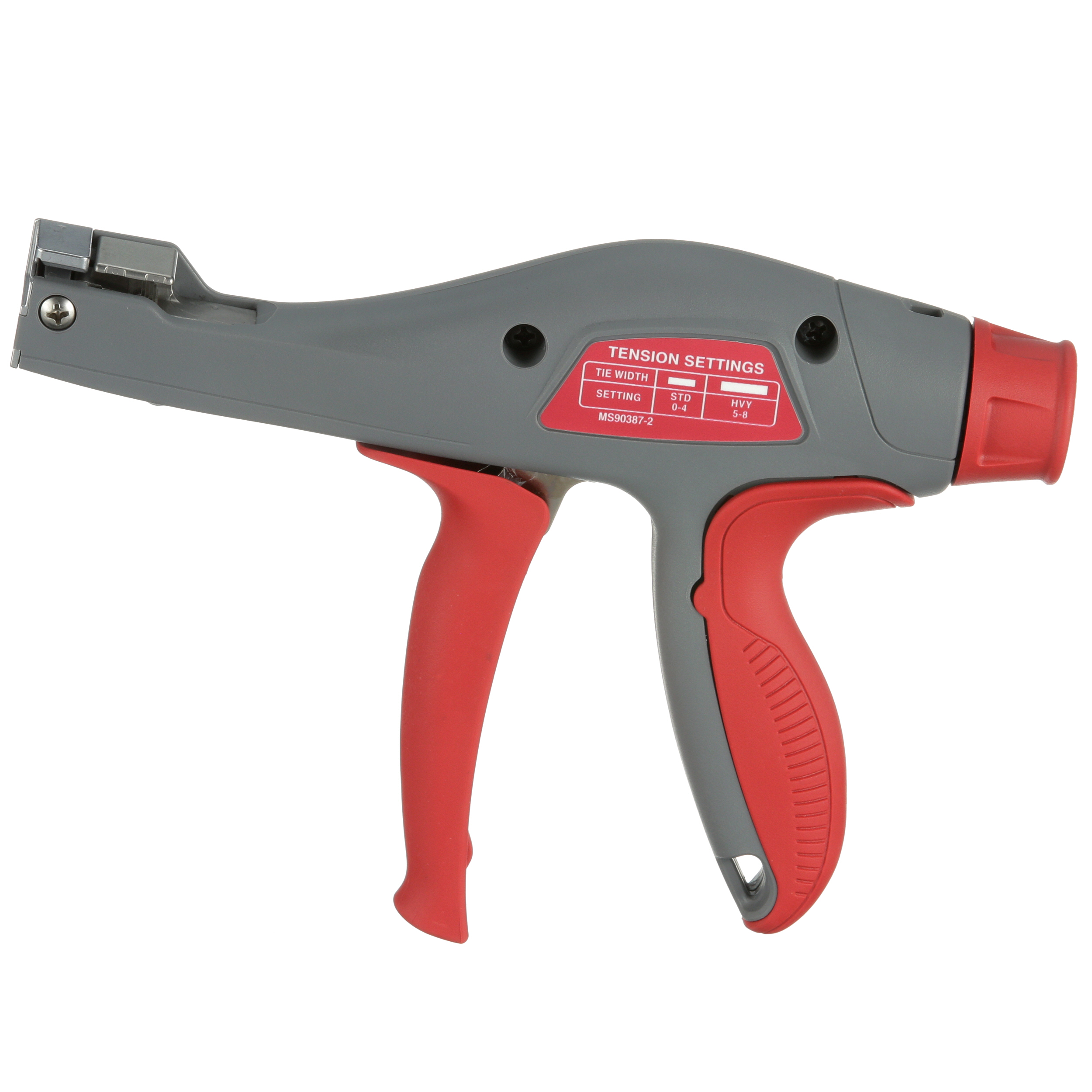 Cable Tie Hand Tool, Dark Gray, Red, 198.1x32.5mm, PK1