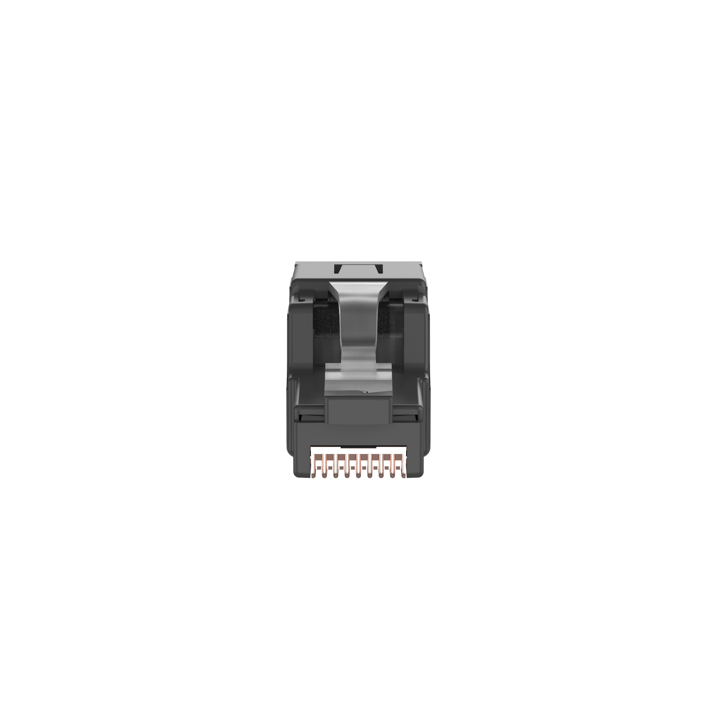 RJ45, Cat 6A Angled UTP Field Term Plug, 22-26 AWG