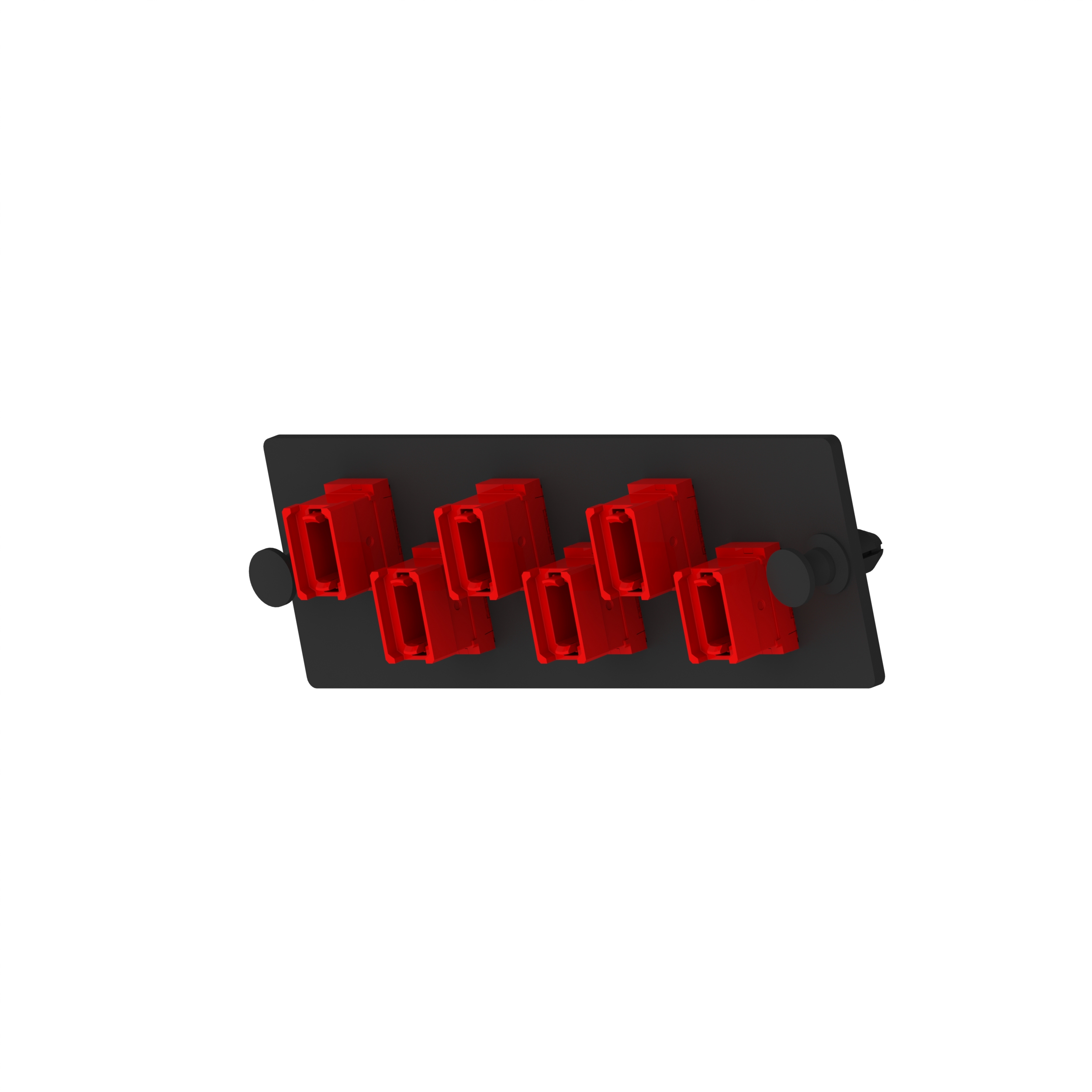Opticom® FAP, 6 Yukarı/Aşağı Tuşlu MPO, Tip A, Kırmızı, Yatay