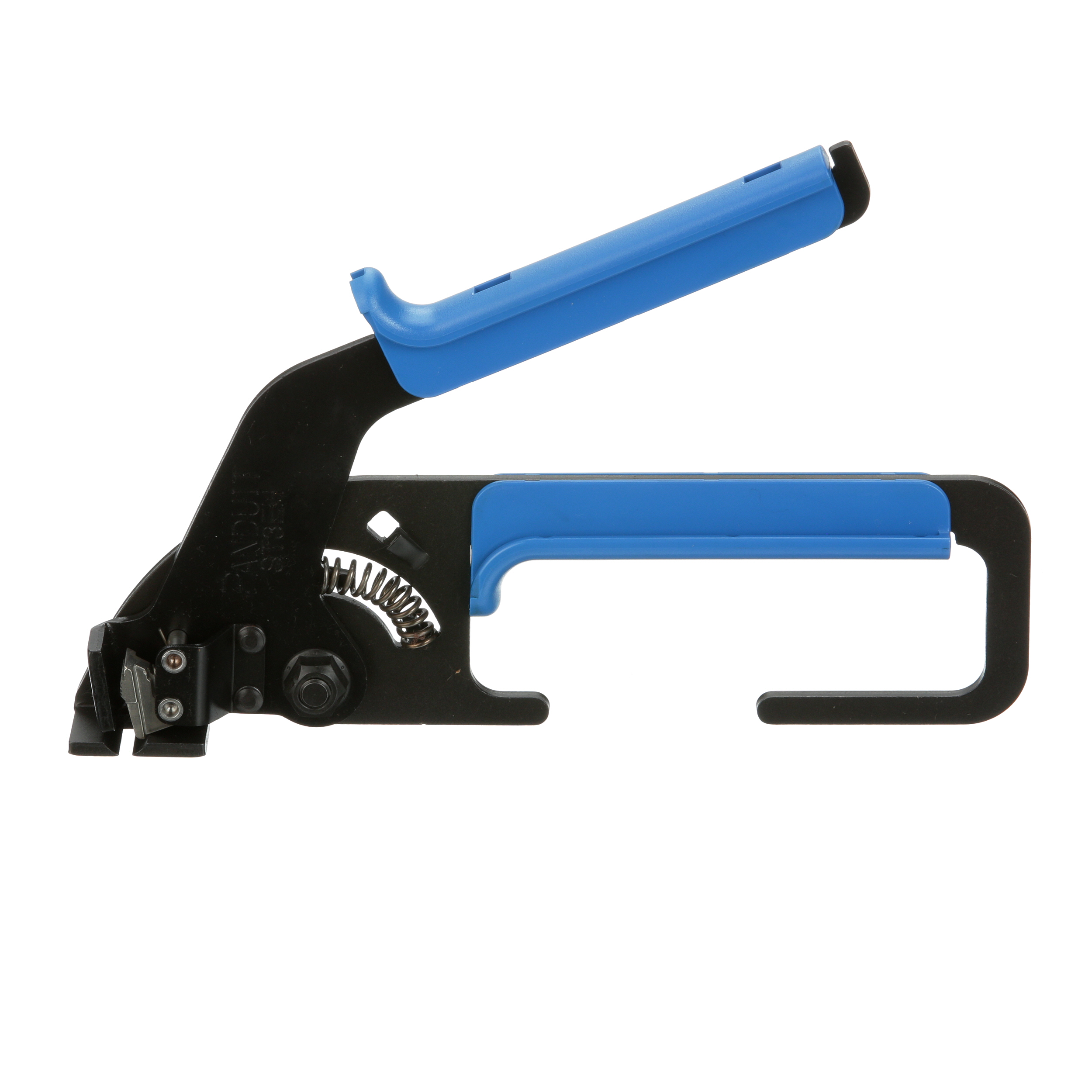 Cable Tie Hand Tool, Blue/Black, Steel, 190.5x22.1mm, PK1