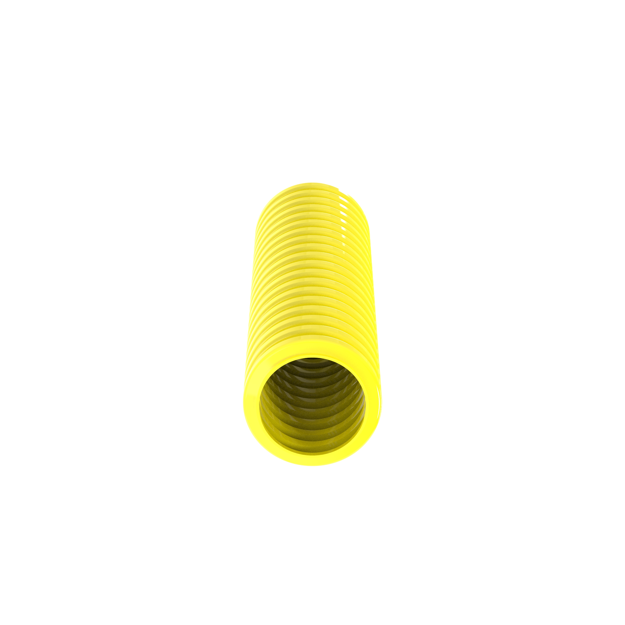 Düzeltilmiş Oluklu Boru, 0.5" (12.7mm) X 100', Sarı, Paket 1
