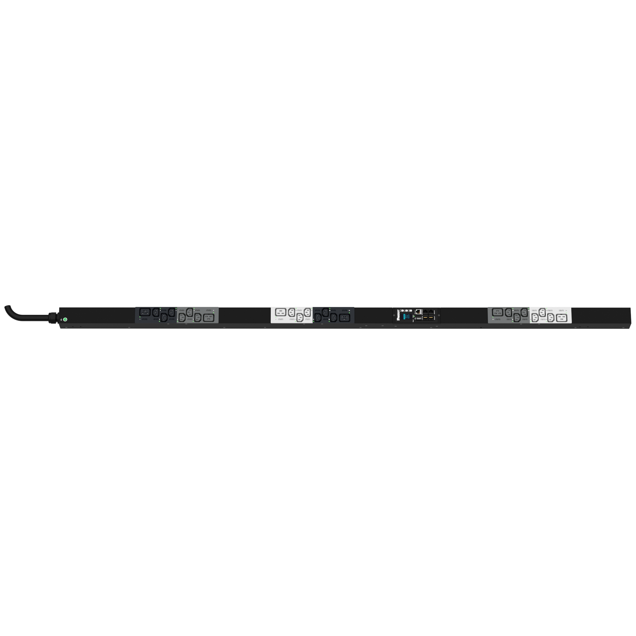 MS PDU, 16 AMP, 400 V, (18)C13, (6)C19, (IP44)