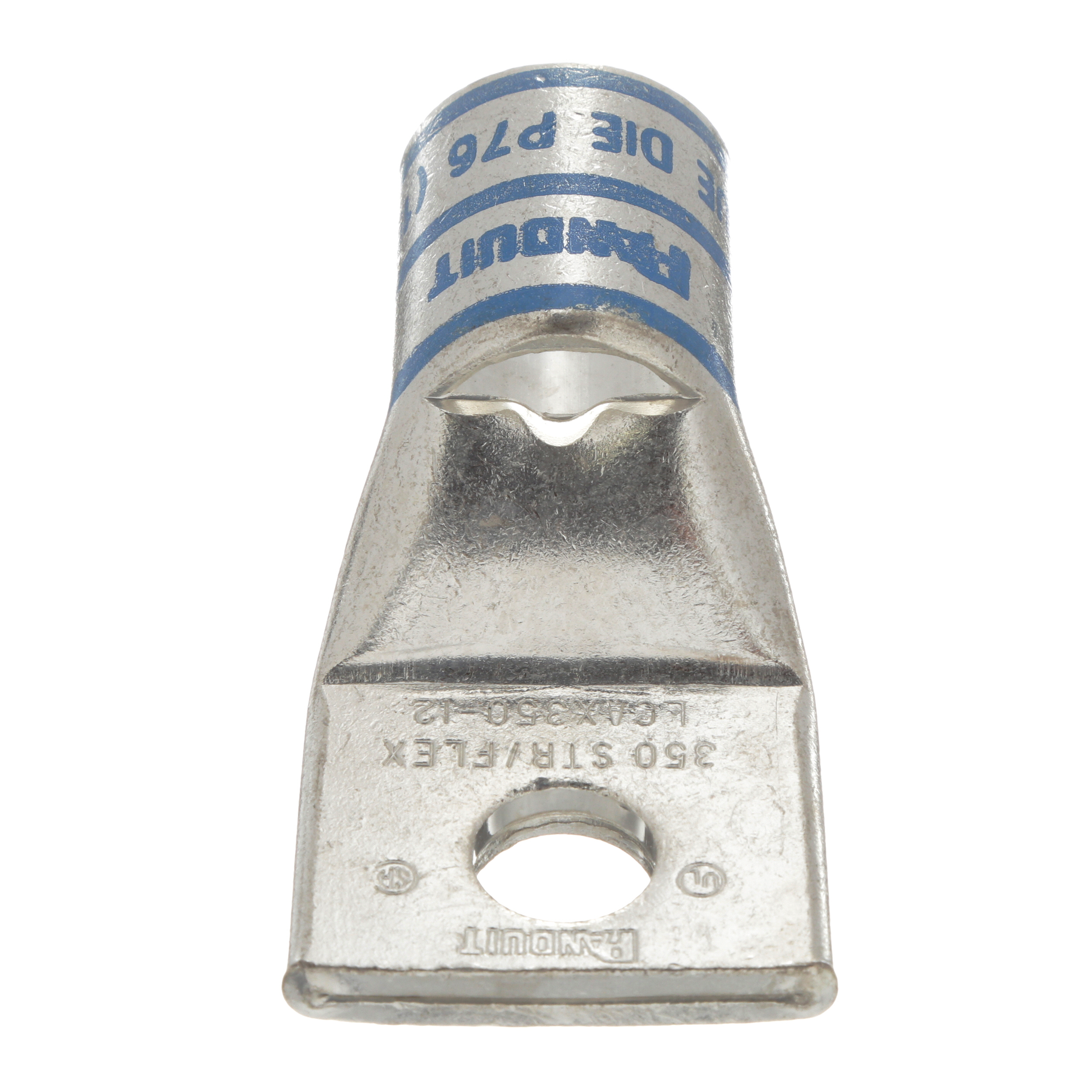 Bağlantı Muhafaza, 350, Kalay Kaplı Bakır, Düz, Tek 12.7mm Somun, Paket 6
