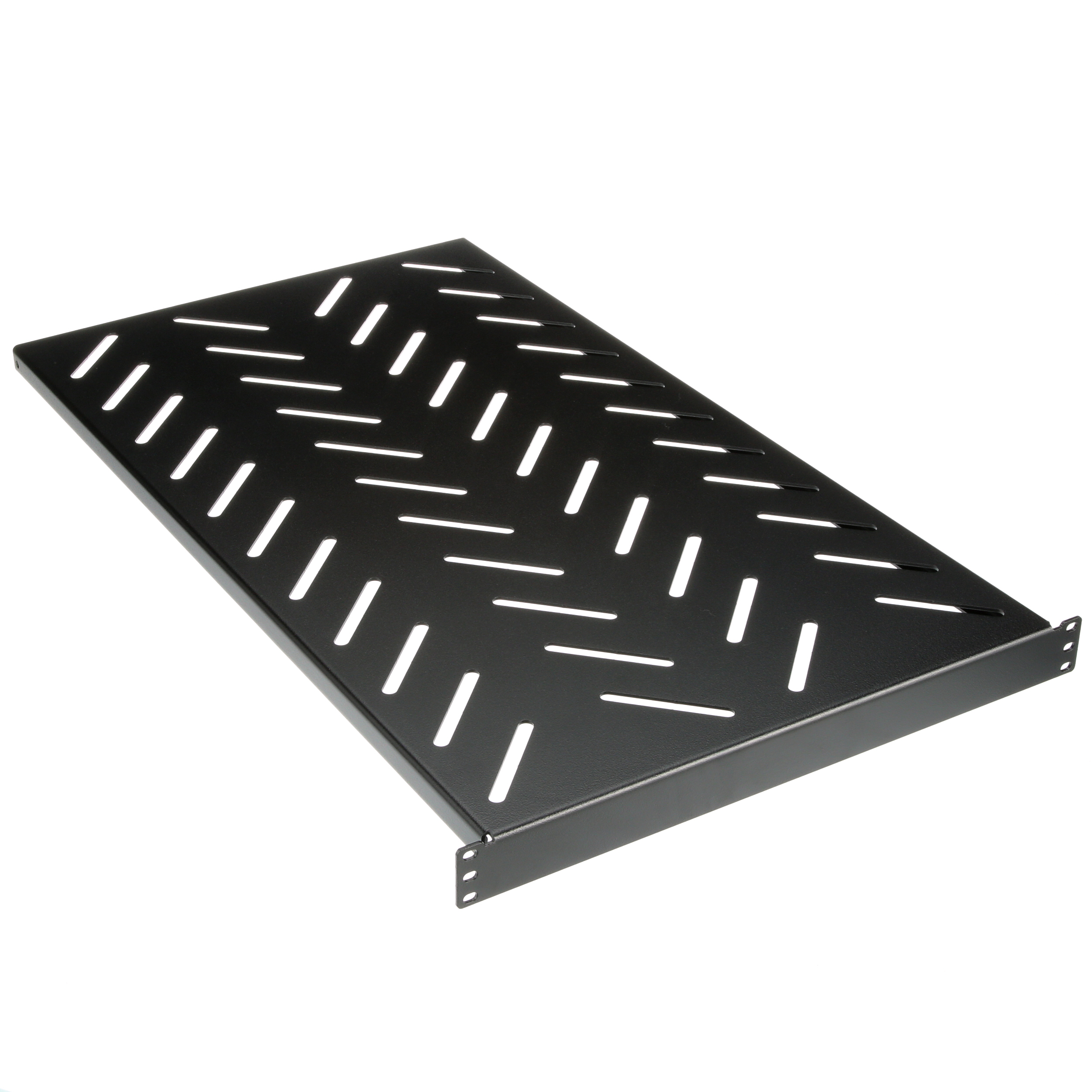 4-Post™ Raf Çekmecesi, 1 RU, Çelik, Siyah, 30.5" Derinlik