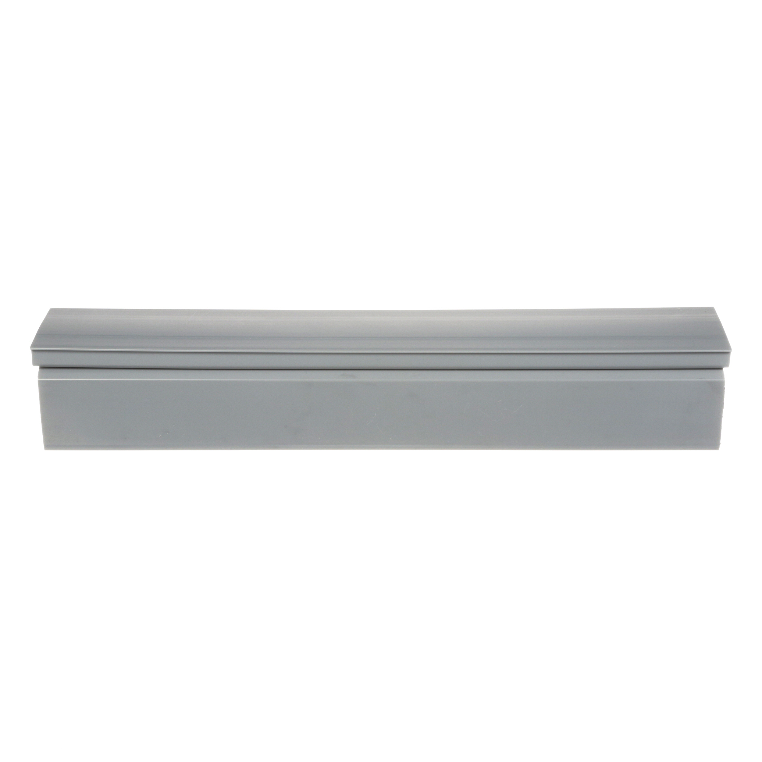 Solid Hinged Duct,PVC,1.5X2X6',Light Gra