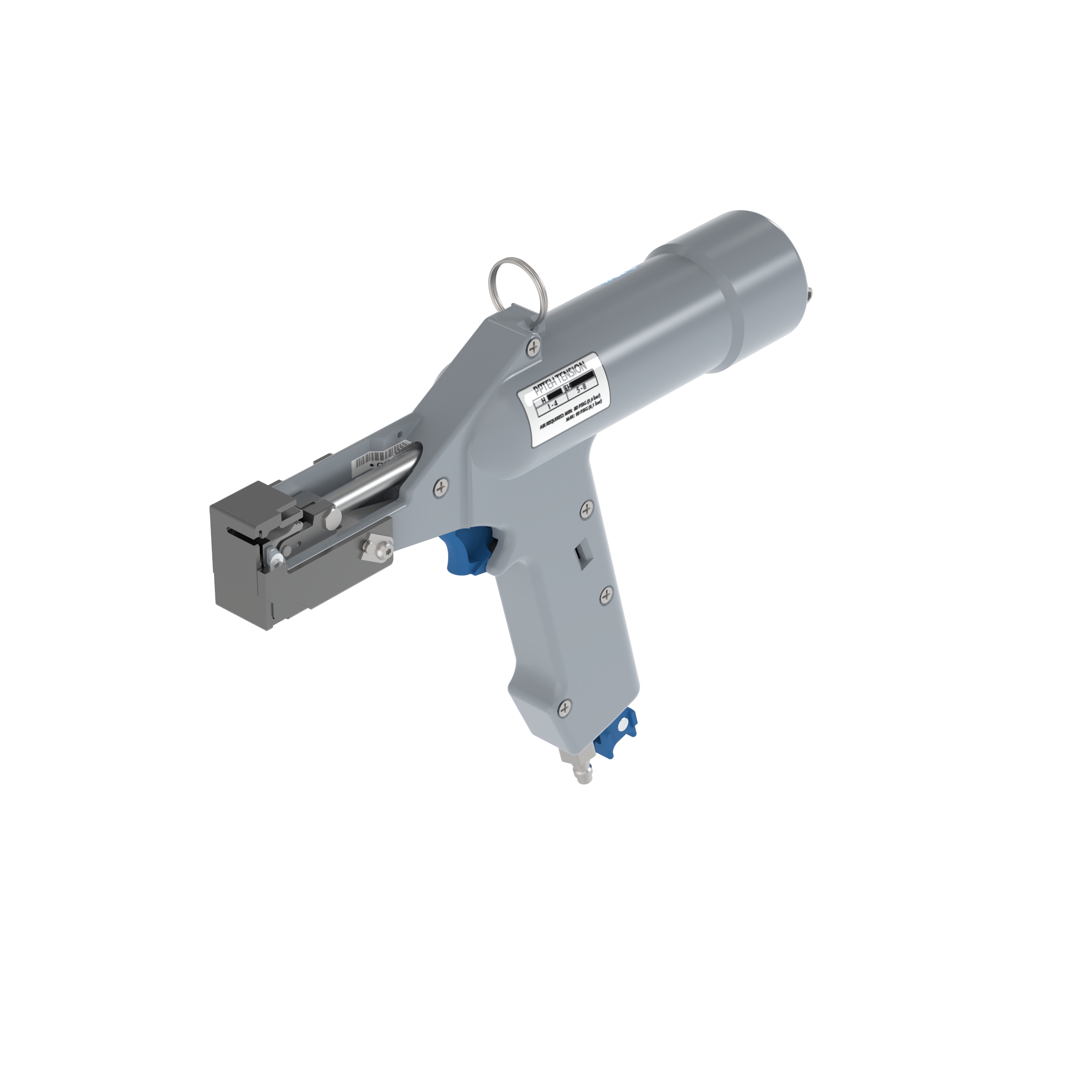 Pneumatic Cable Tie Hand Tool, Light Gray, 294.6x54.4mm, PK1