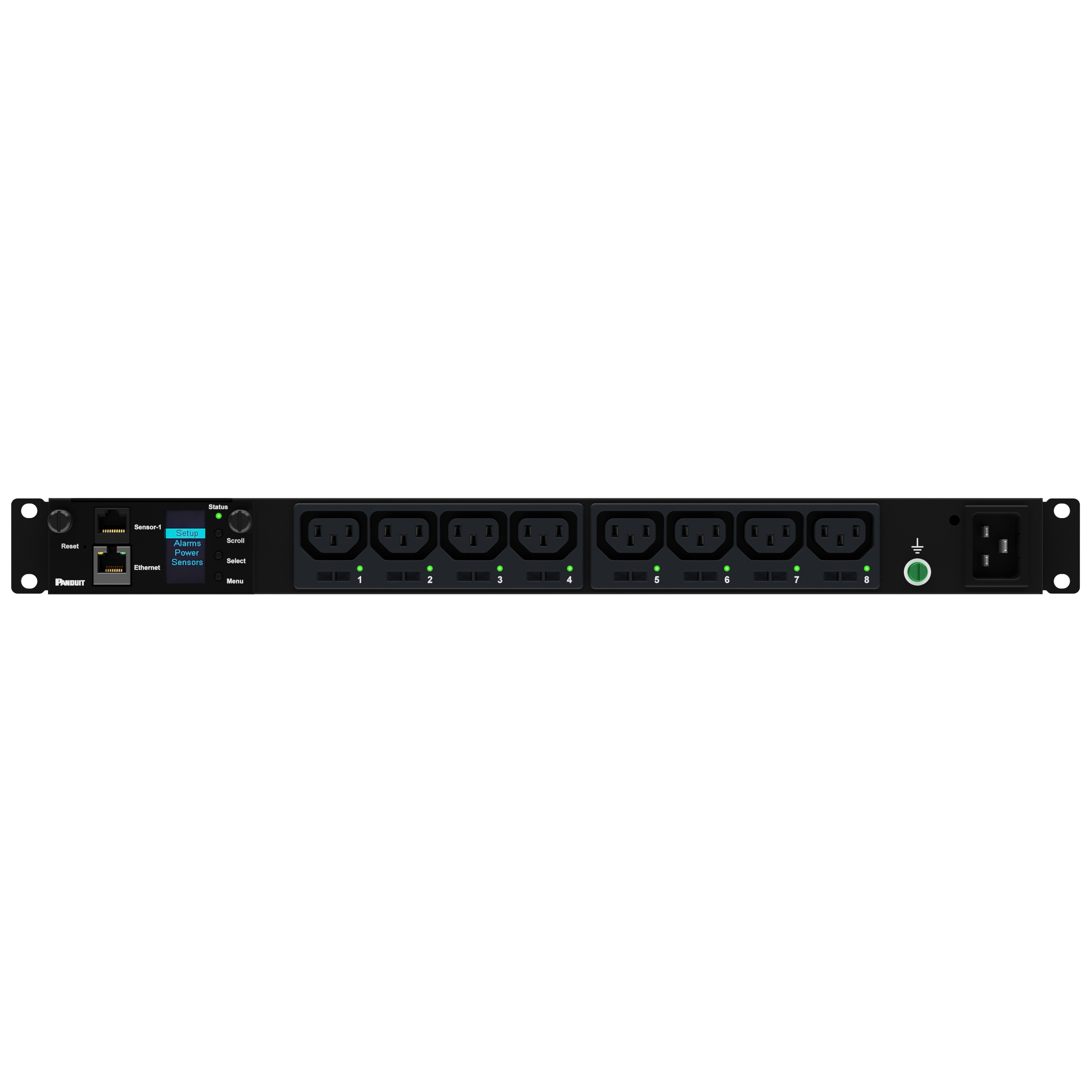 MSPO PDU, 16AMP, 230V, (8)C13, IEC 60309 2P+E 6h 16A (IP44)