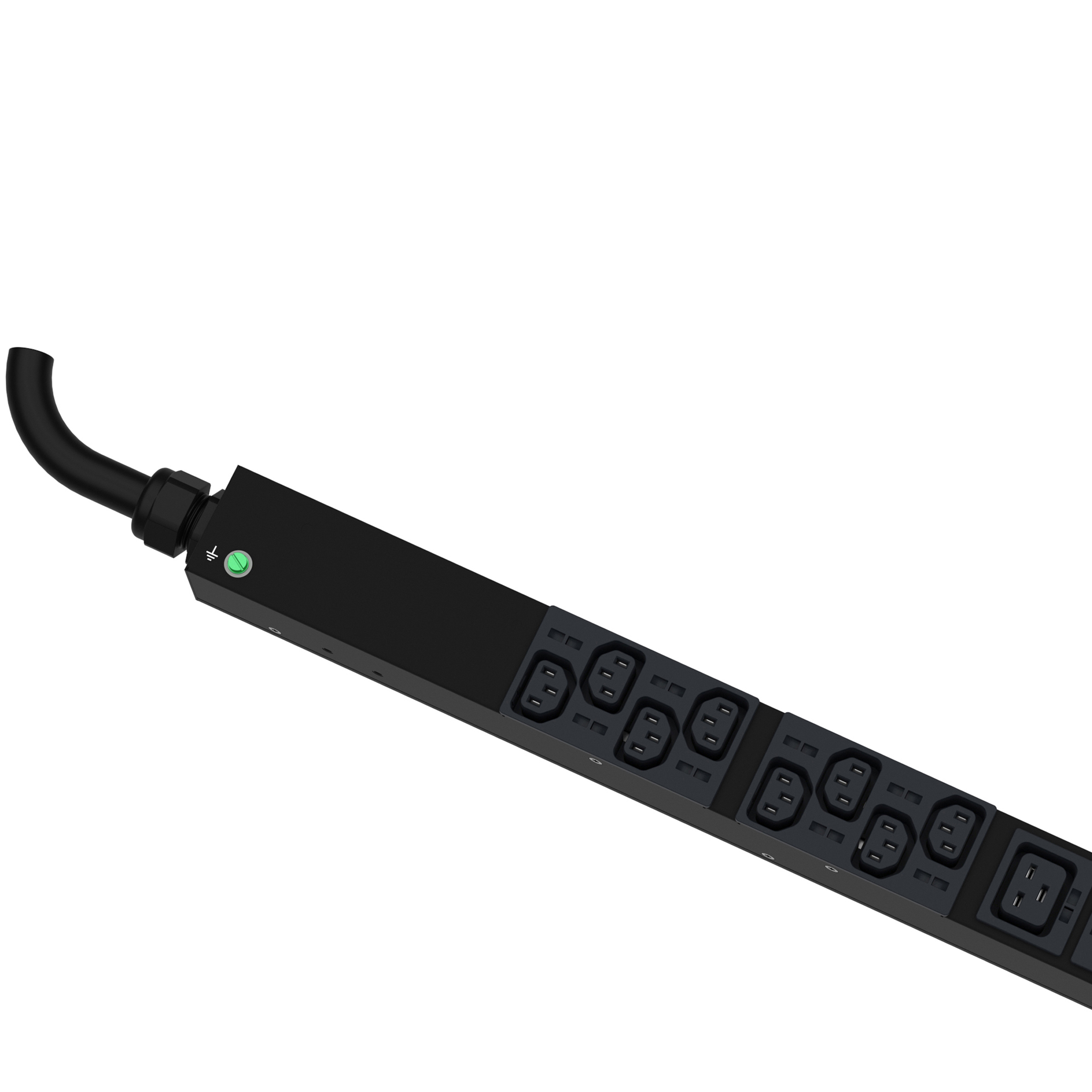 MI PDU, 16 AMP, 400 V, (24)C13, (6)C19, (IP44)