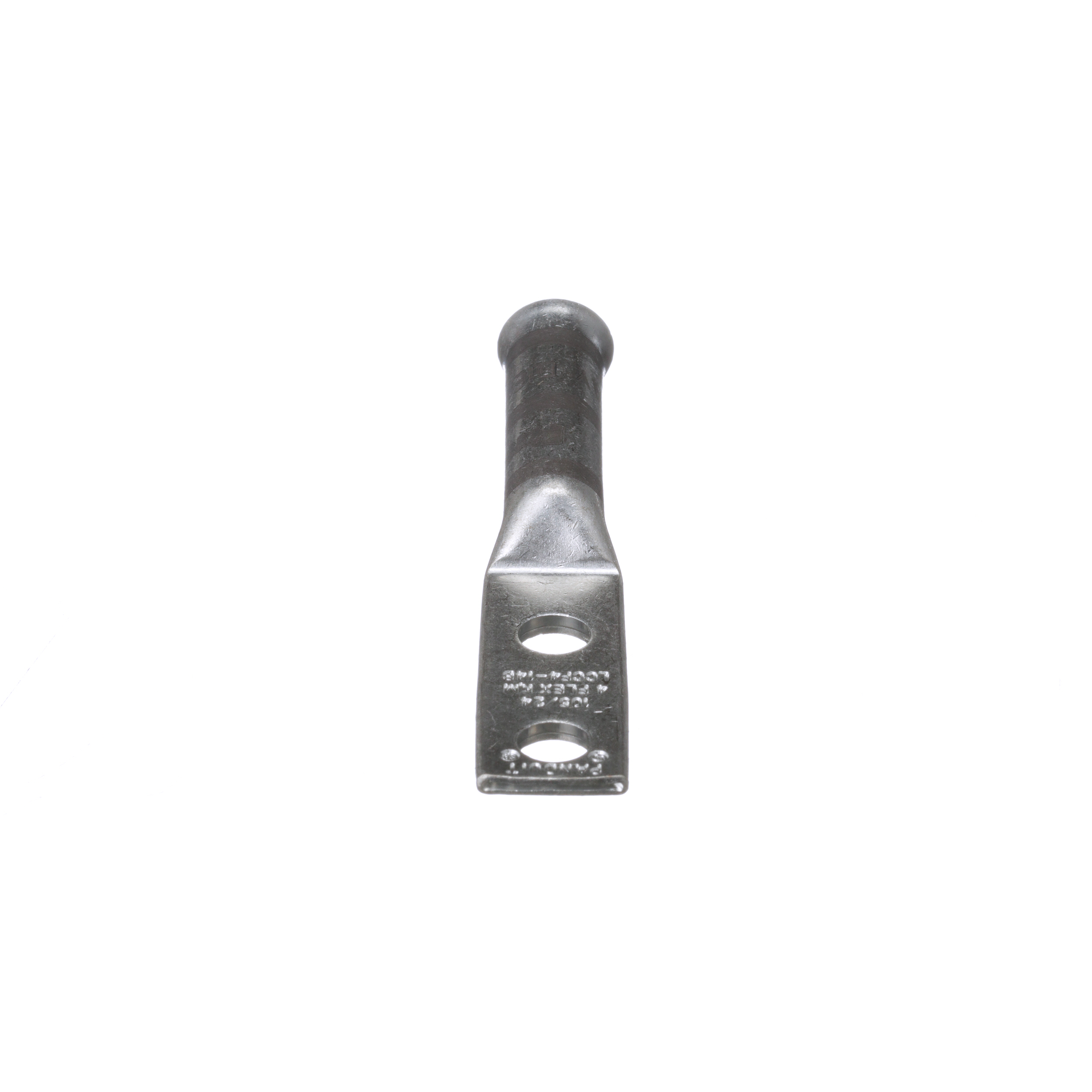 Bakır Uzun Çanaklı Sıkıştırmalı Genişletilmiş Yuva, 2 Delikli, 4 AWG Esnek, 1/4 Somun, 3/4 Boşluk