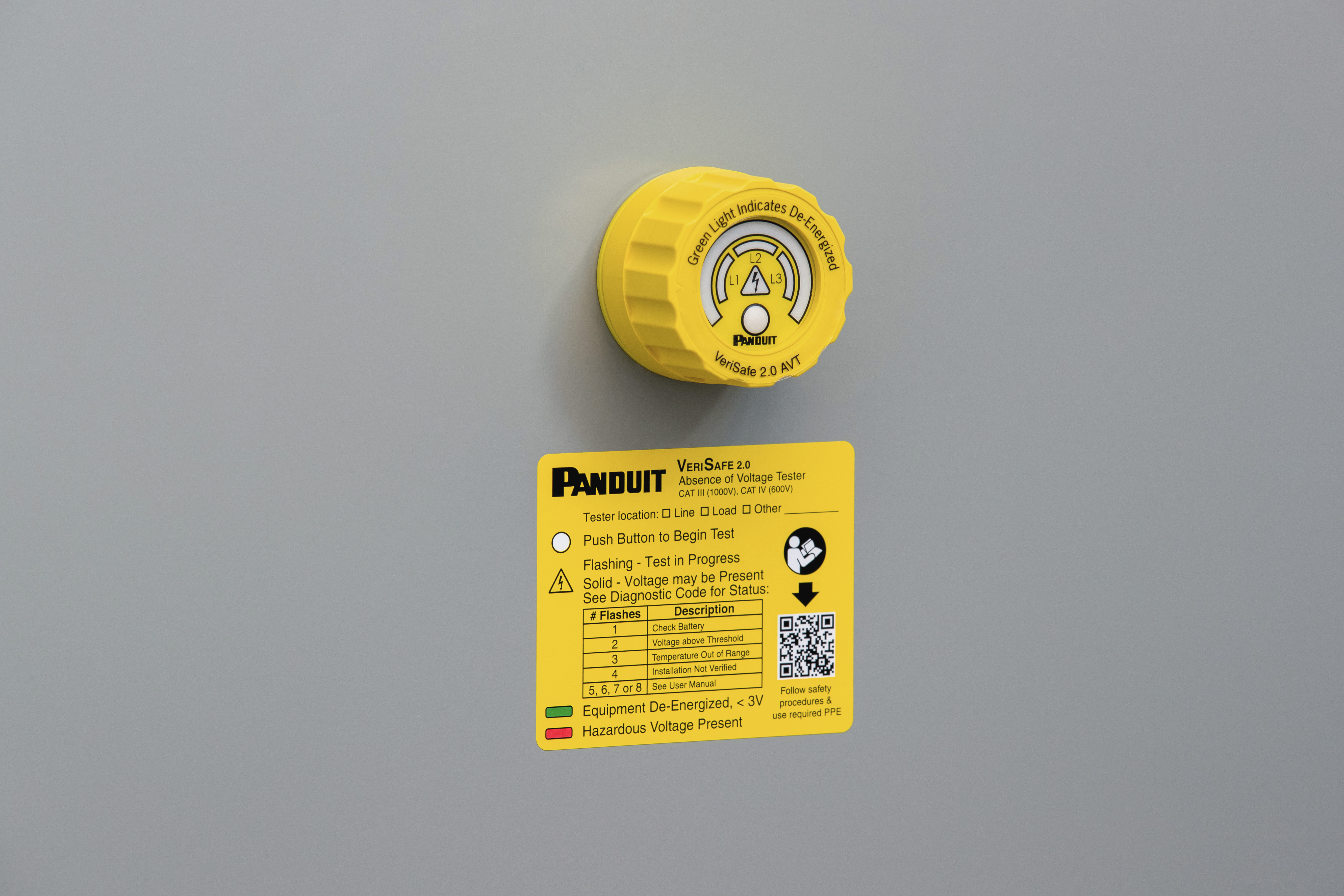 VeriSafe 2.0 AVT Replacement Labels, Includes One Faceplate & Instruction Label Replacement for Each Offered Language